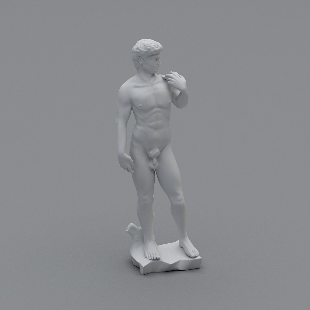 石膏雕像-23D模型