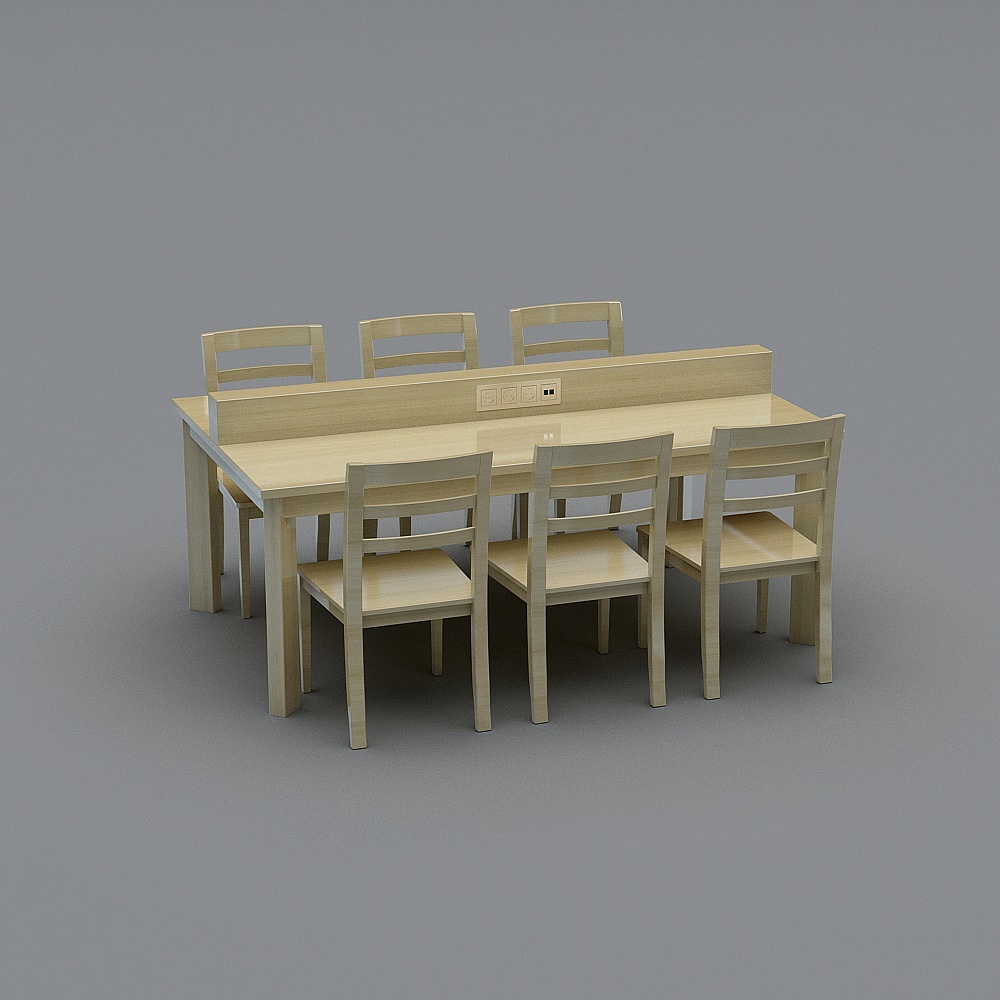 书桌3D模型