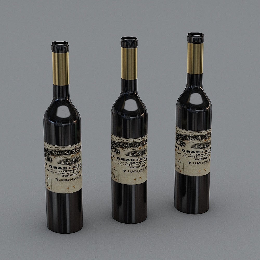 酒吧洋酒-53D模型