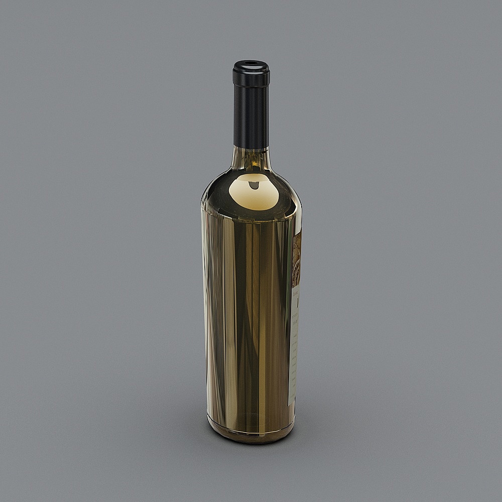 酒吧洋酒-13D模型