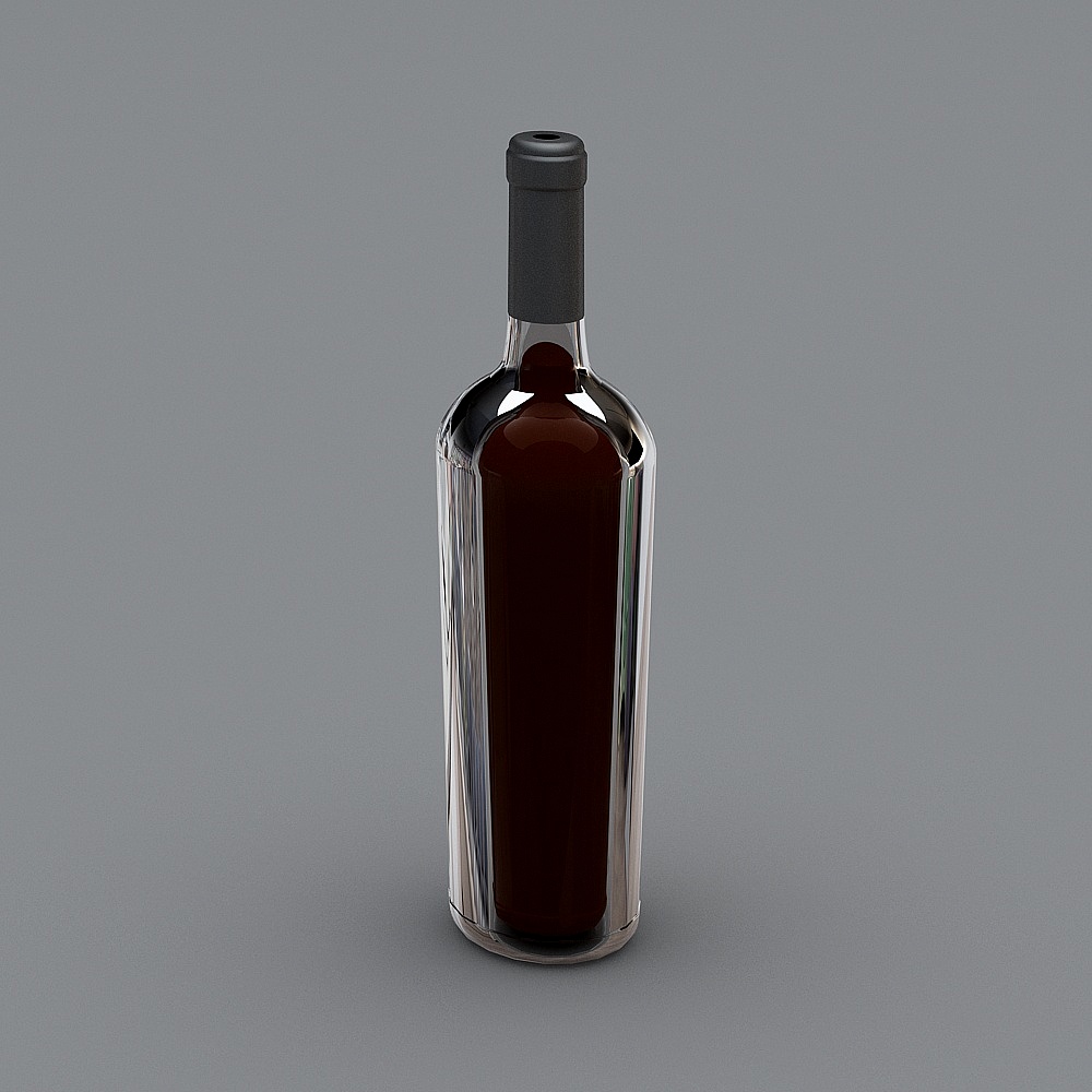 酒吧洋酒-33D模型