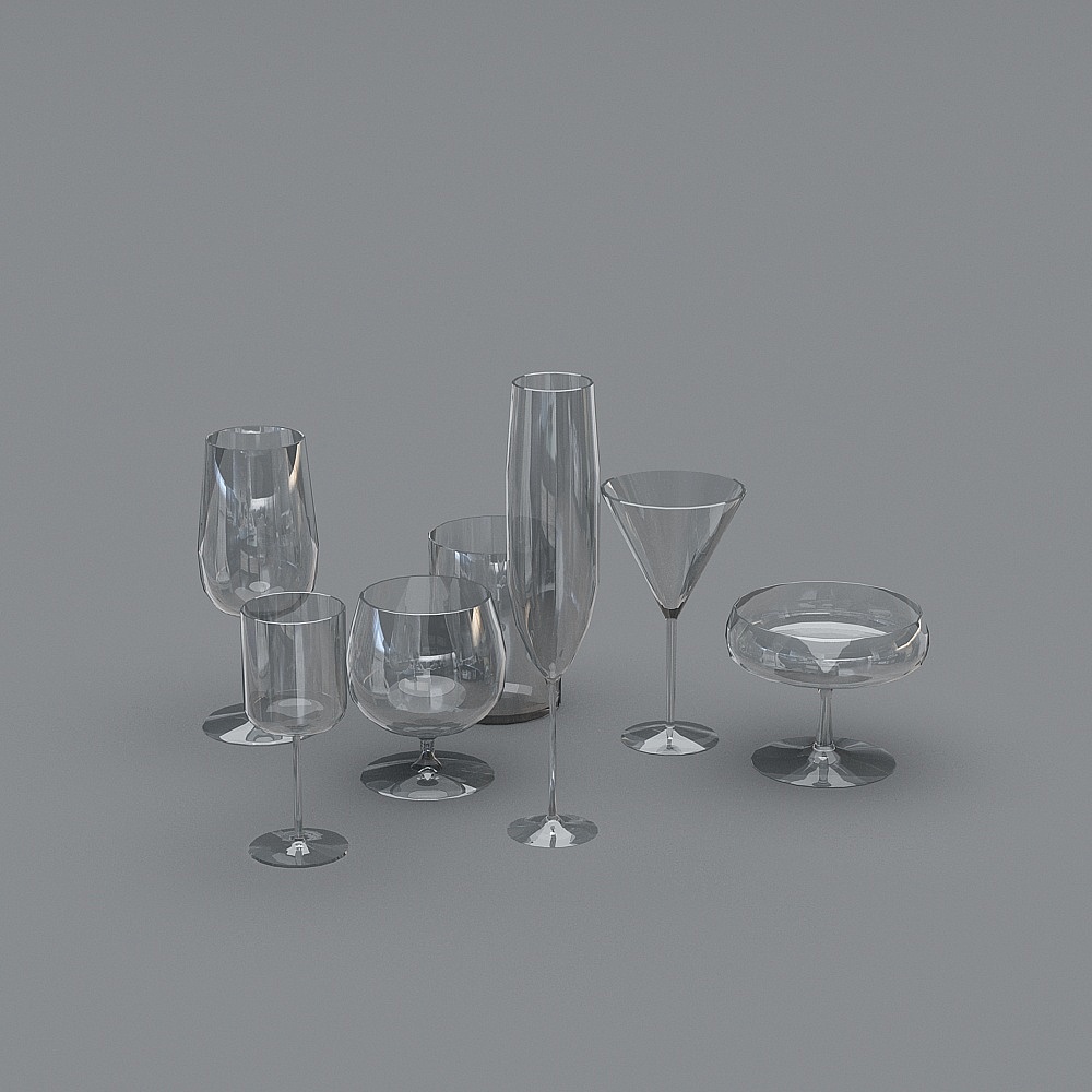 酒杯3D模型