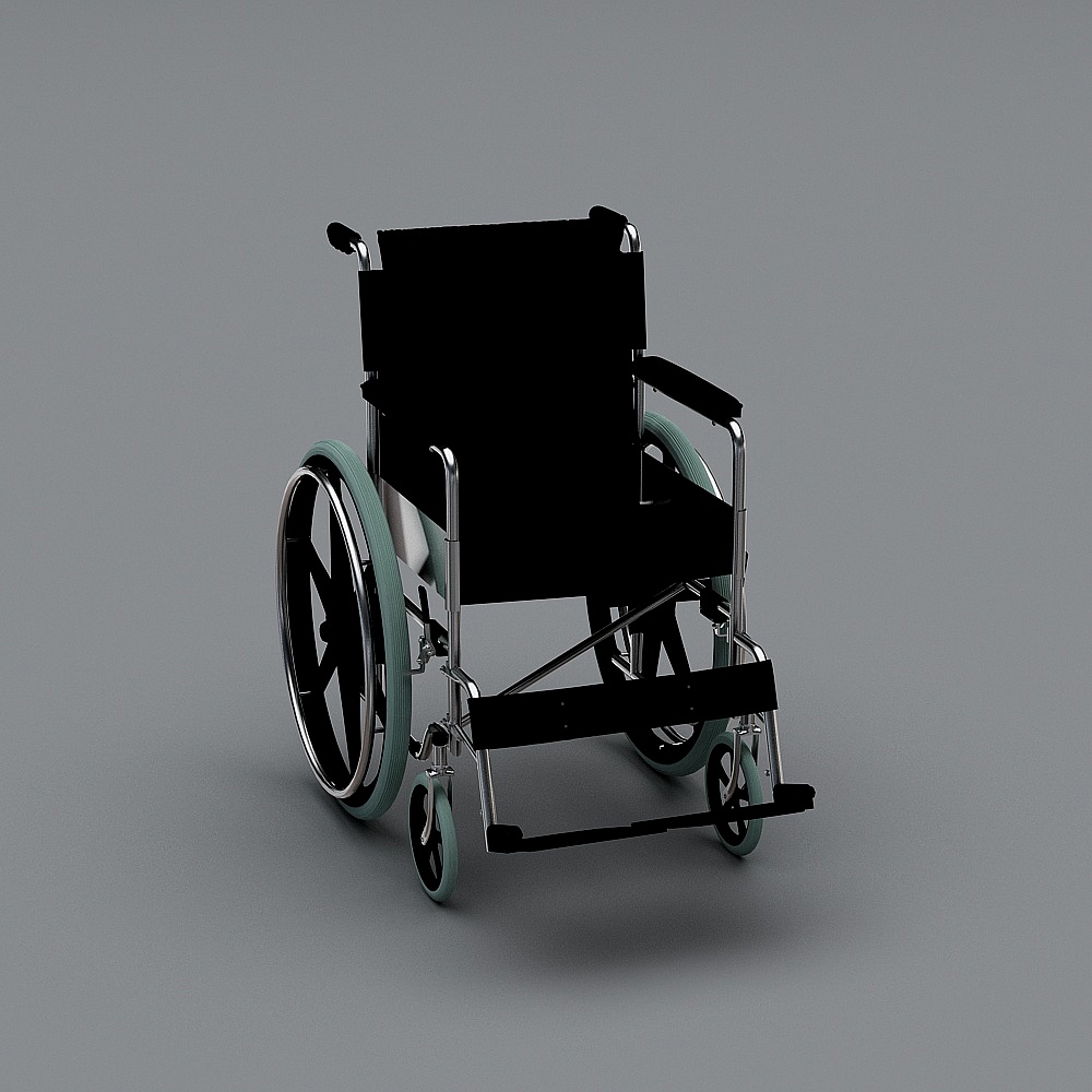 轮椅-13D模型