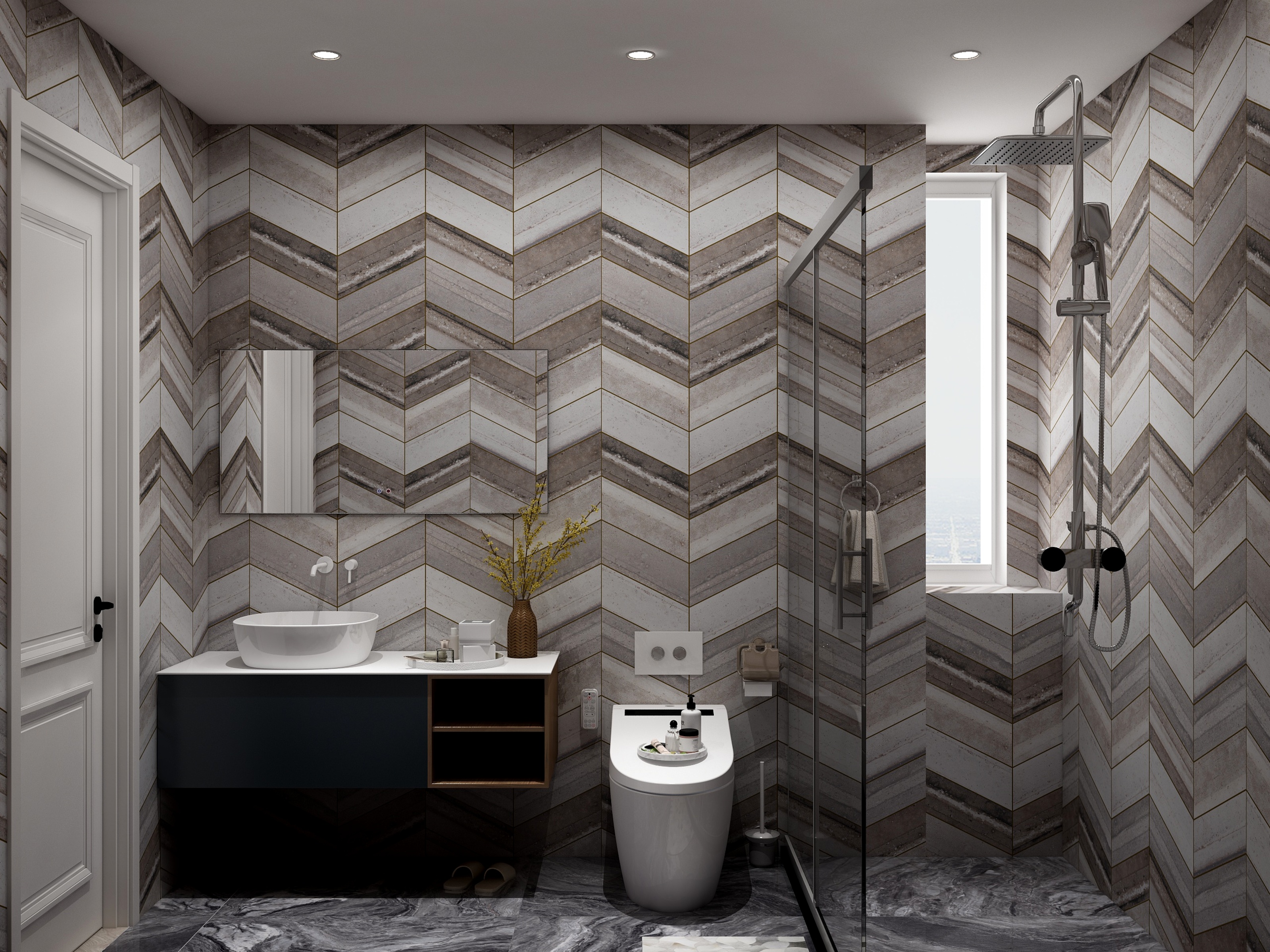 egQg-111方北欧三居一层卫生间装修效果图第1张