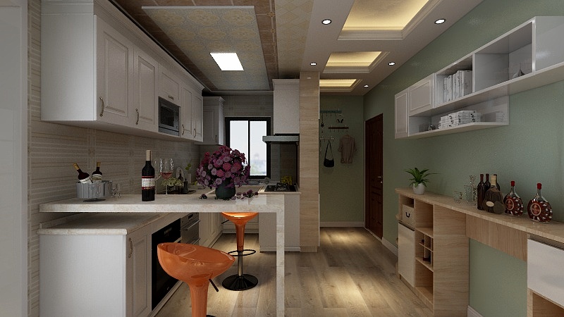 BlueIceDream-花都二期66平米-装修设计方案