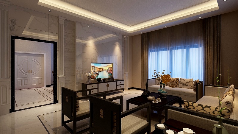 海内赖安-碧桂园别墅效果图-装修设计方案