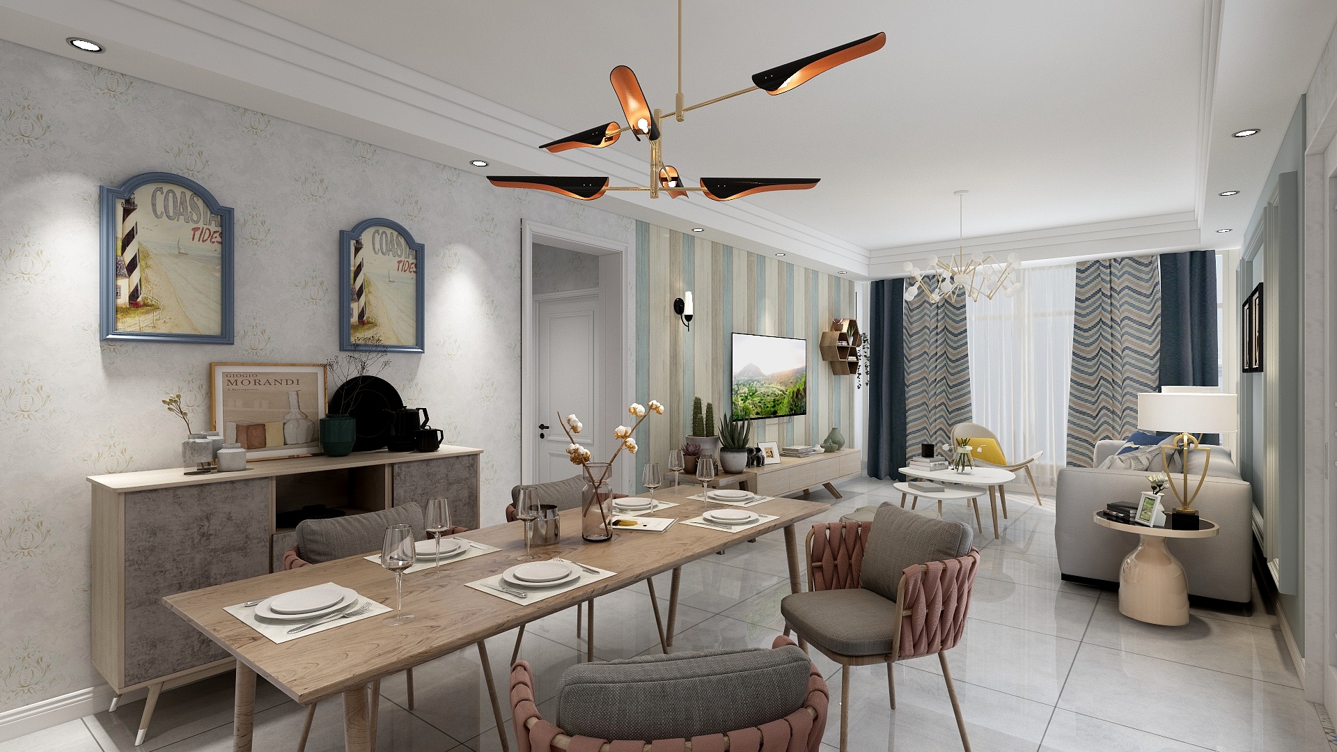 启凡装饰空间设计室-小户型北欧-装修设计方案