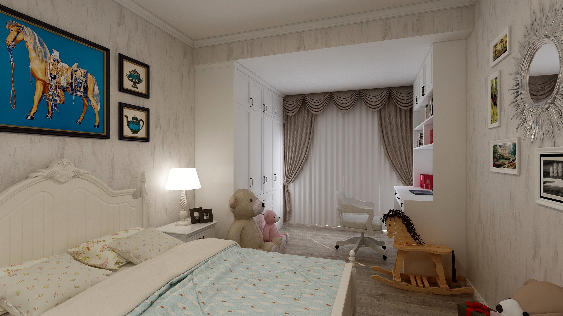 启凡装饰空间设计室-大户型简欧-装修设计方案