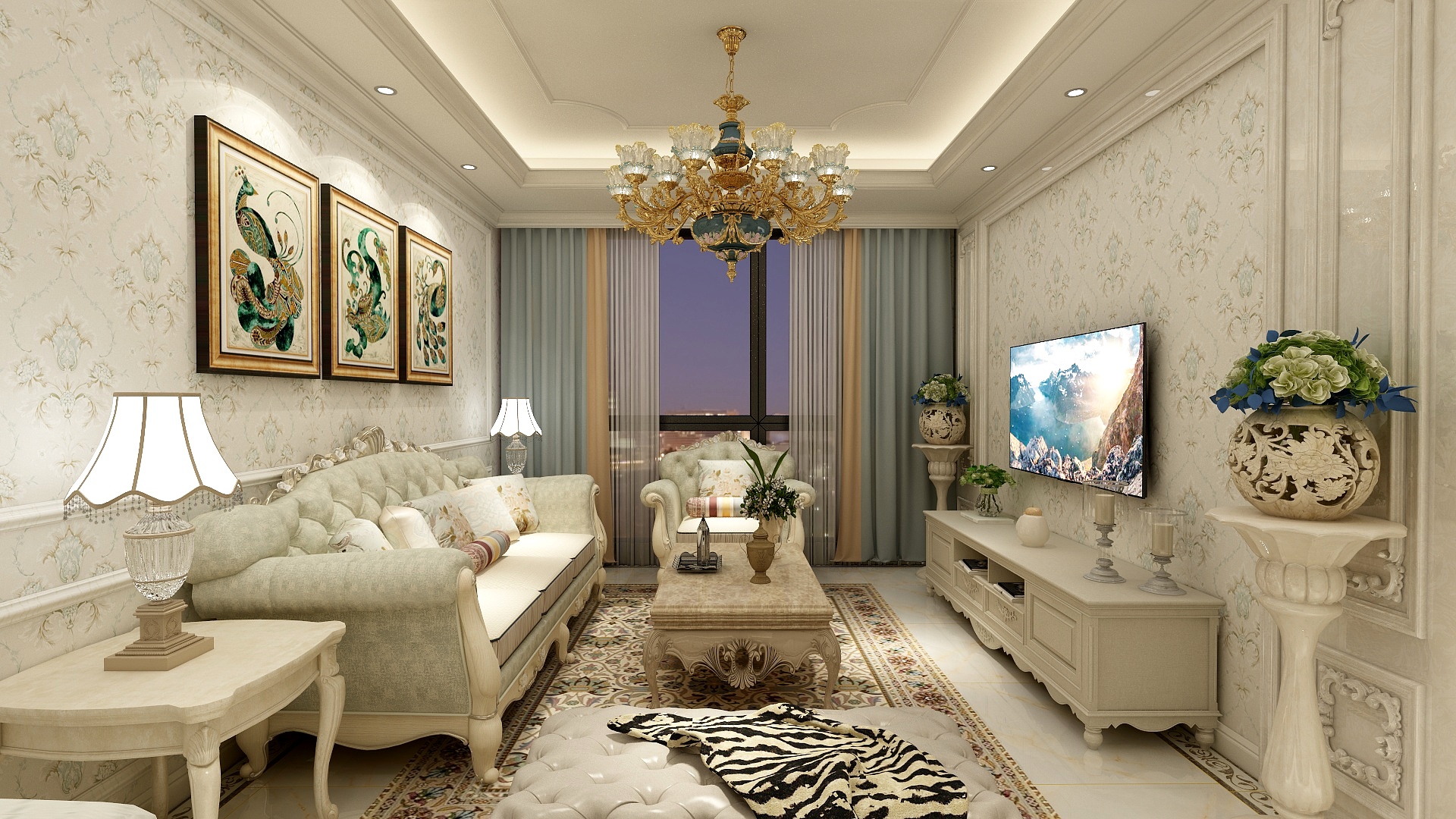 磁流体-梅州欧式-装修设计方案