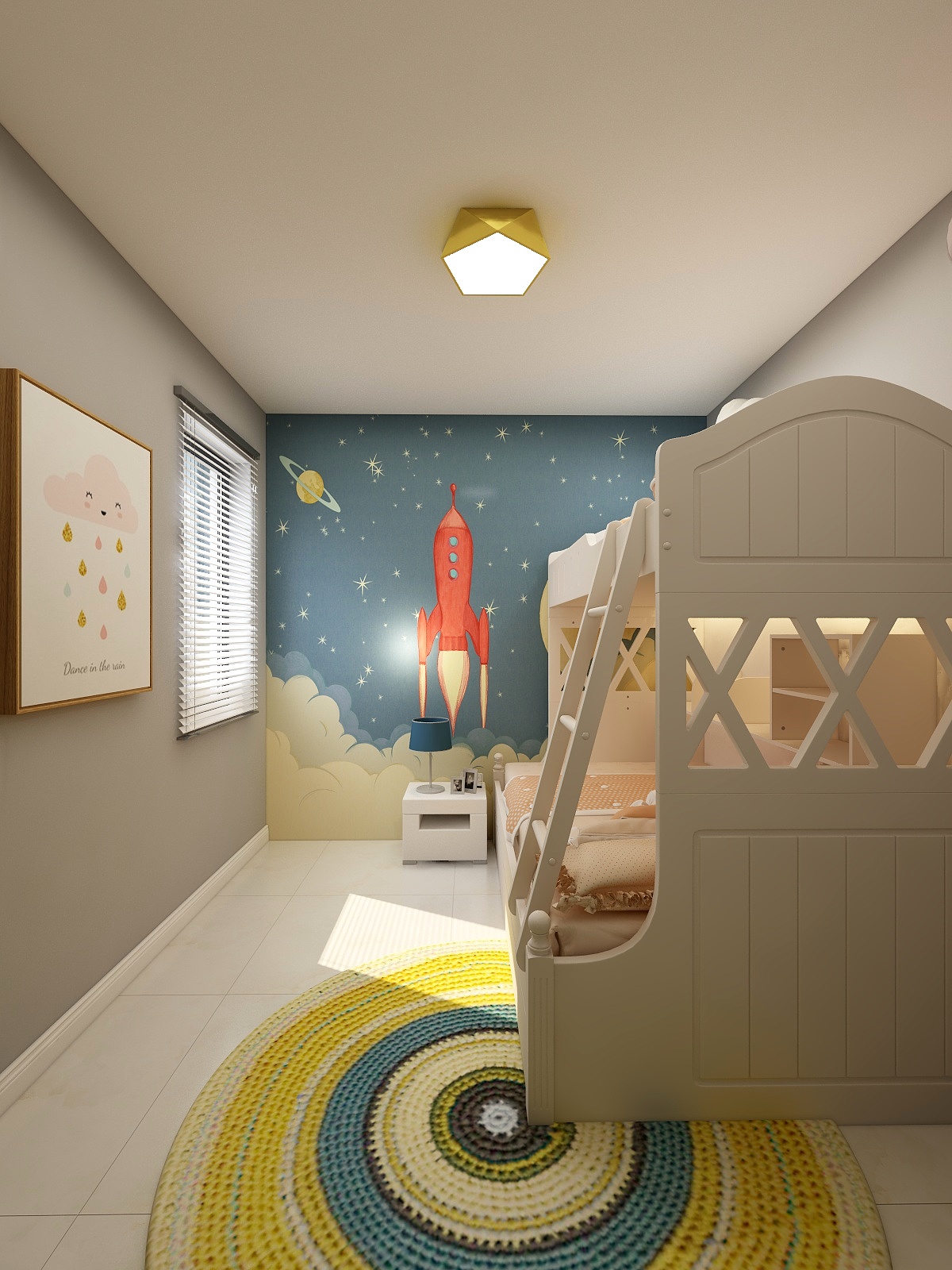 李青越-66方北欧两居装修效果图