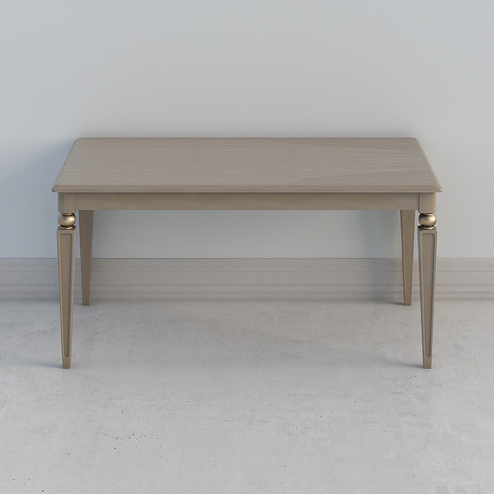 优梵艺术 萨凡纳/美式现代轻奢餐桌椅组合饭桌子小户型家具240E-63D模型