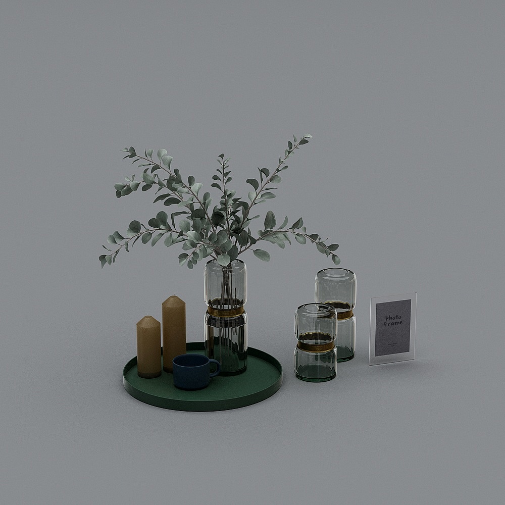 花瓶组合3D模型