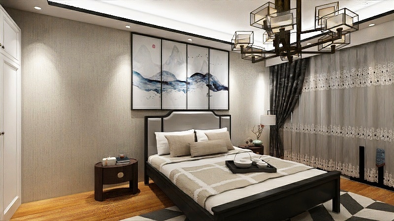 张光辉-二楼卧室-装修设计方案