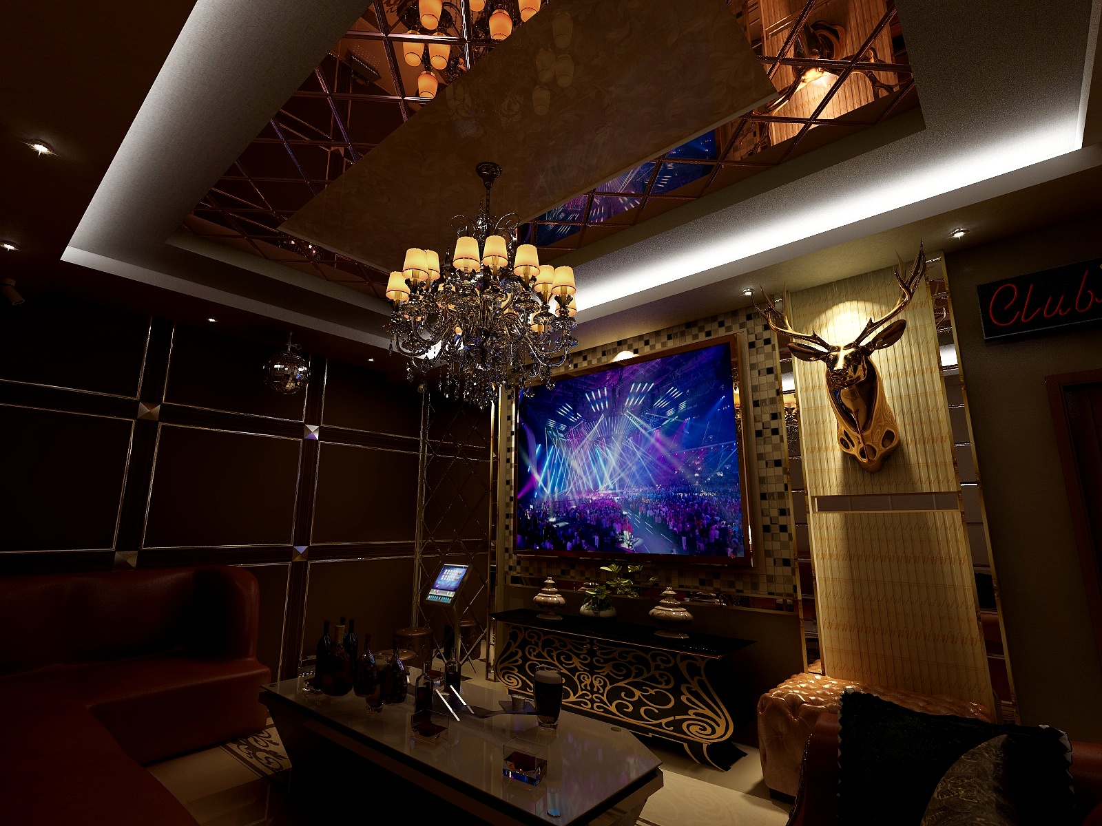 欣迪嘉装饰-岳阳-沙荷KTV包厢-装修设计方案