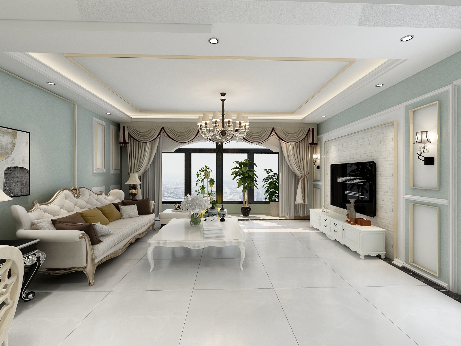 沙湾县壹家装饰装修店-瑞泽三期六带七楼-装修设计方案