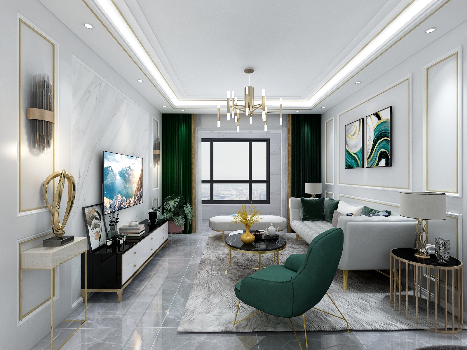 油志辉-优山美郡114-装修设计方案