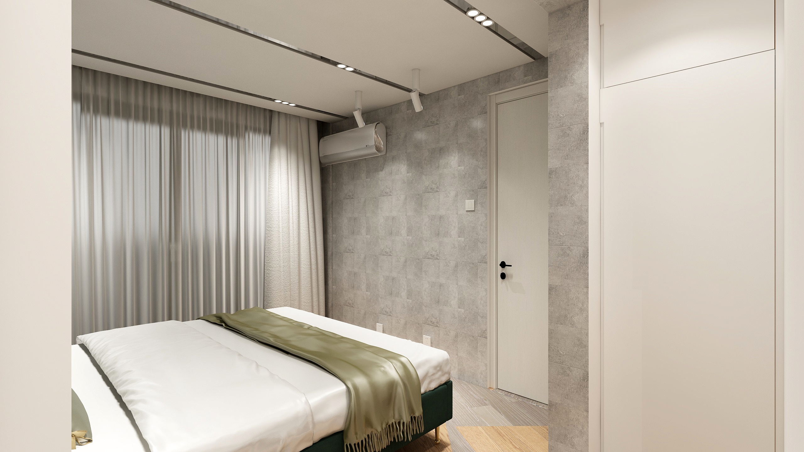 OD设计燃爷-132方现代两居装修效果图