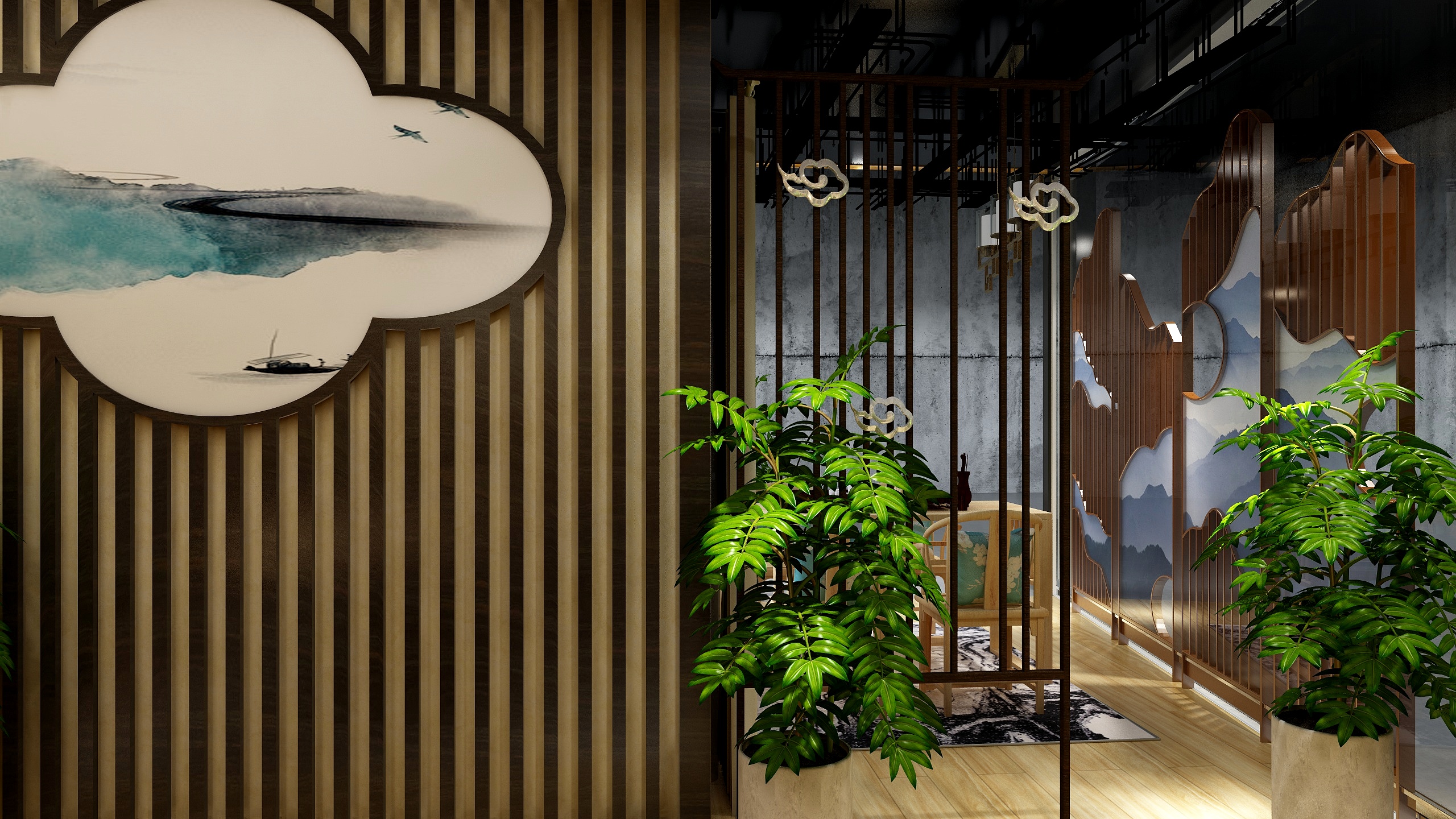 sooong-[了叶舟]天津大悦城店-装修设计方案