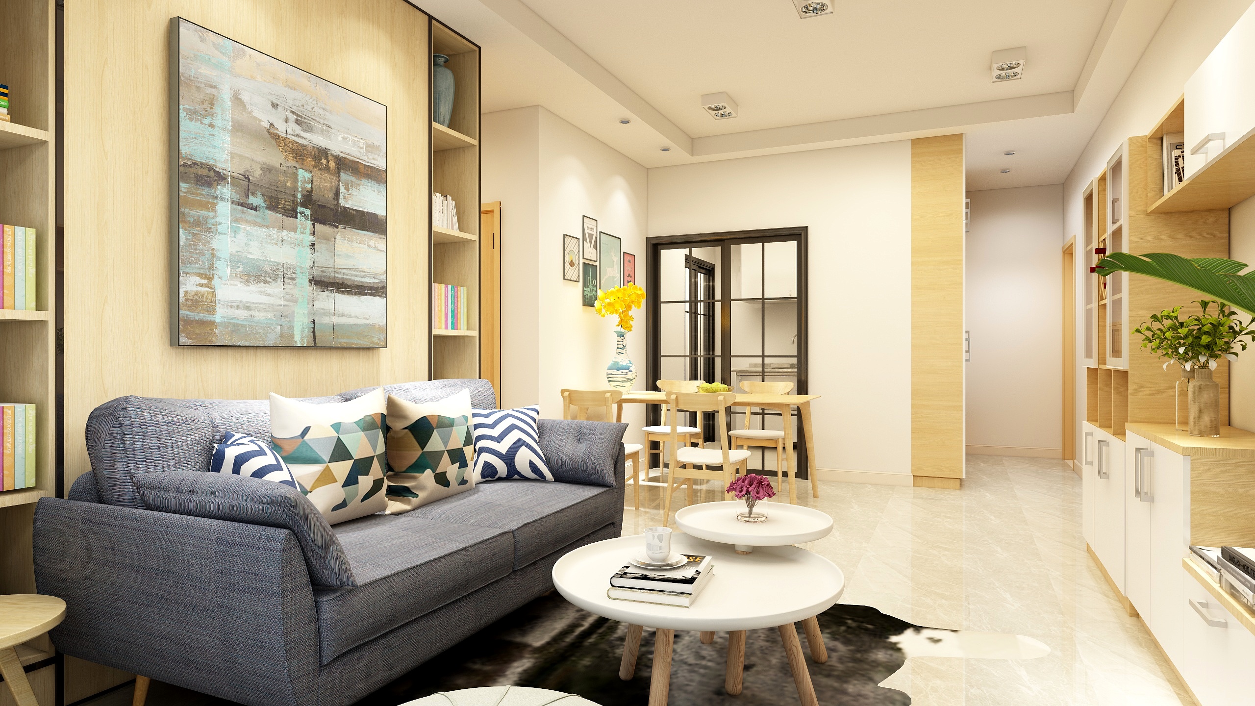 成恩设计-现代温馨小窝-装修设计方案