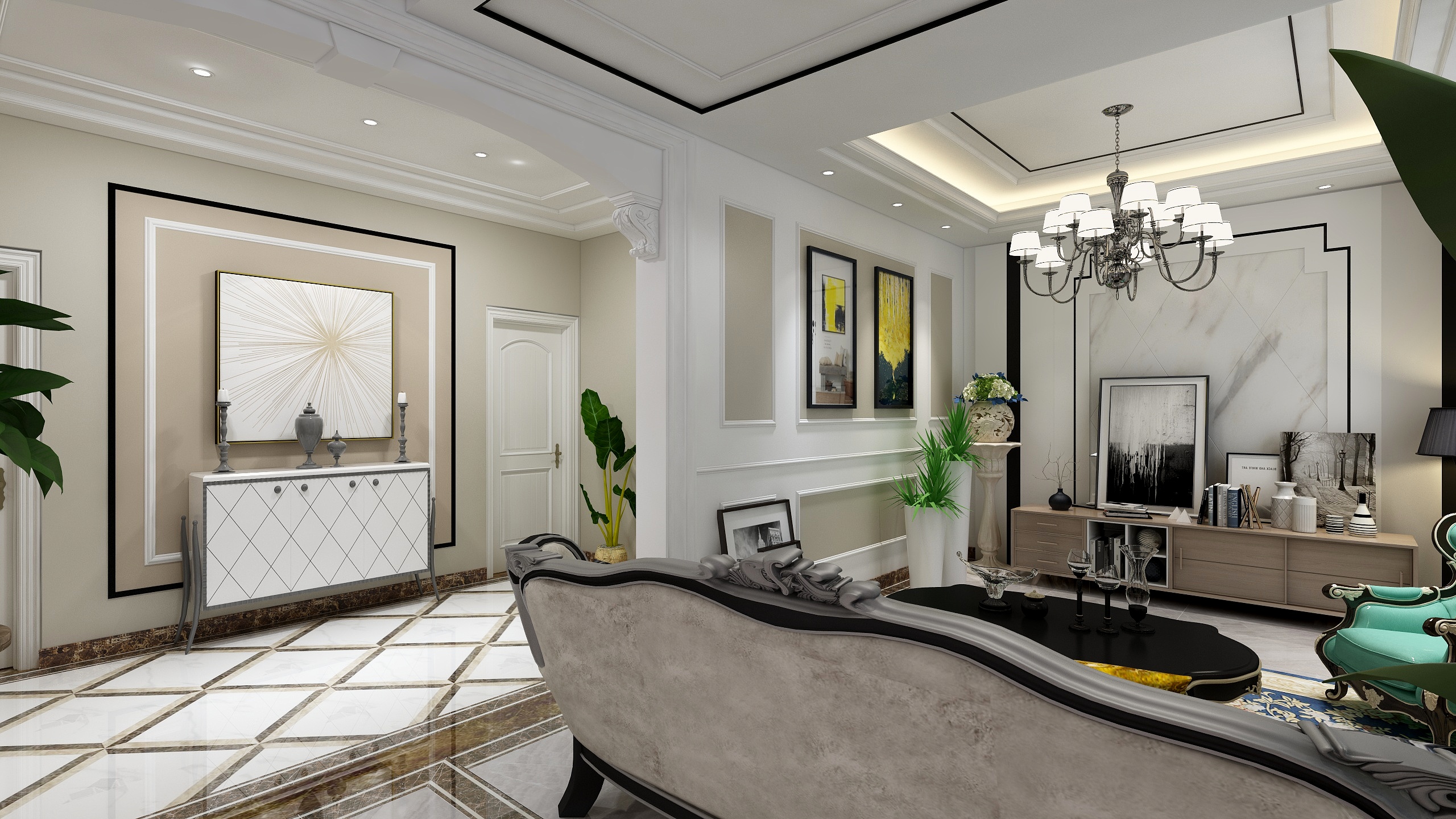 云南华聚艺家装潢设计-小海口李总-简欧-副本-装修设计方案