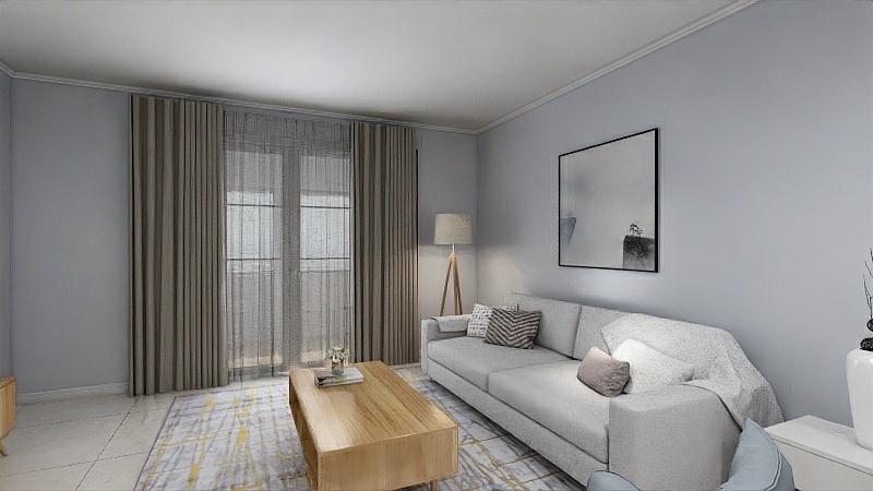 龄达-百里嘉园21栋504效果图-装修设计方案