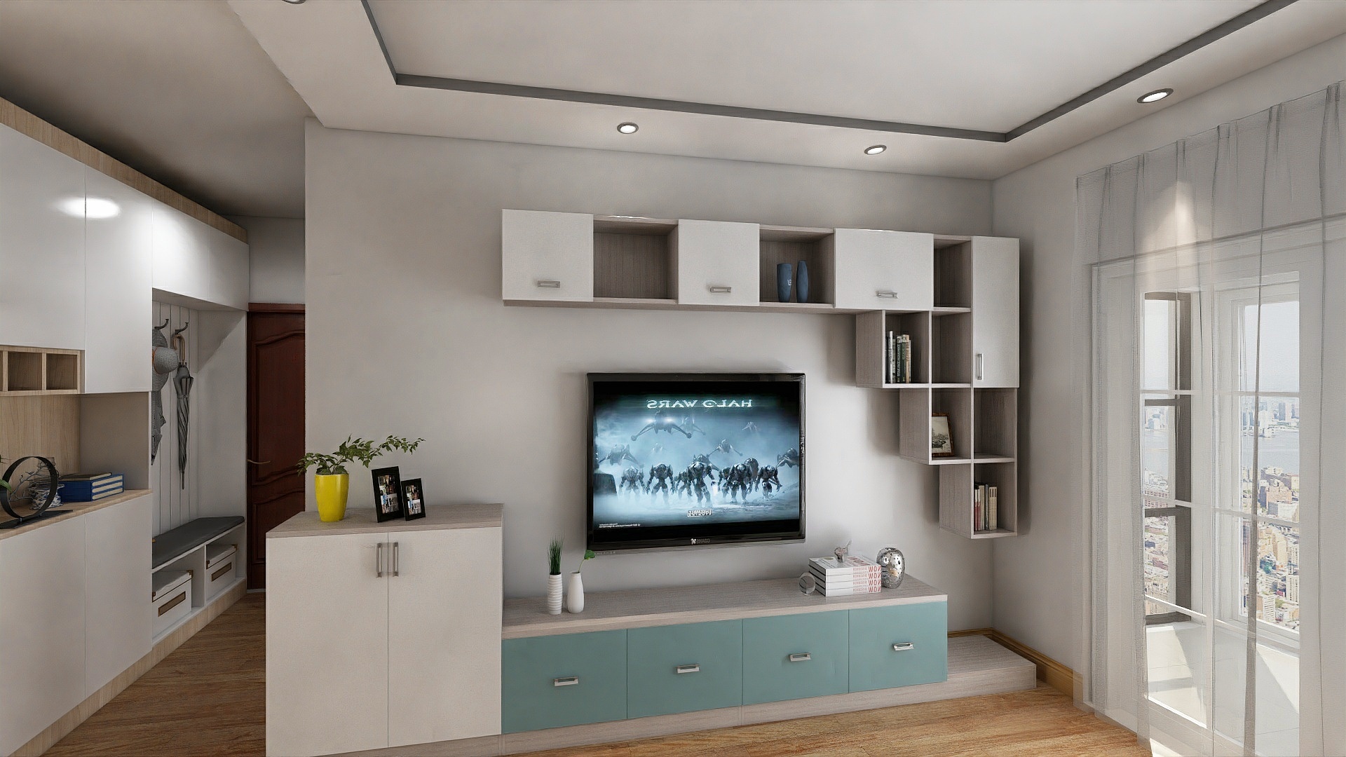 李四-中天未来方舟D9-全友全屋定制-装修设计方案