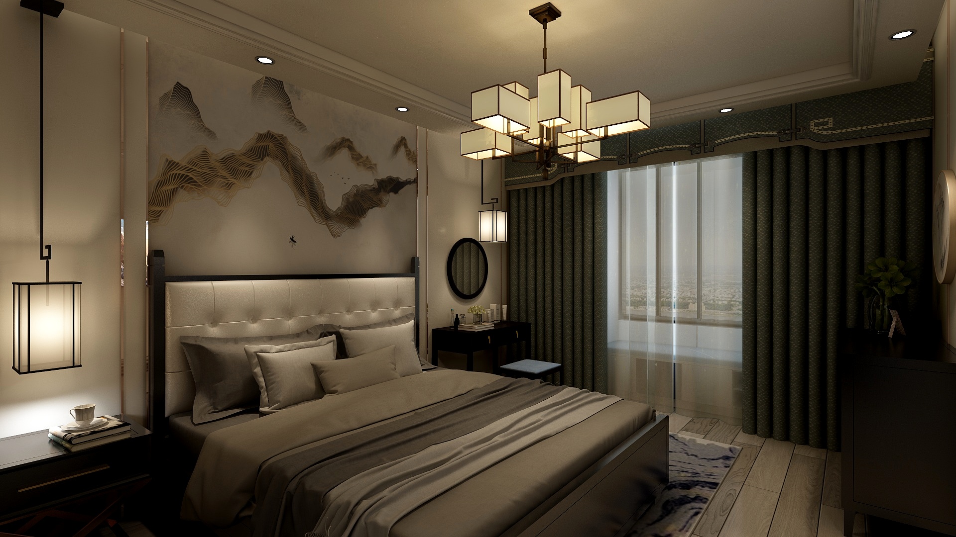 内蒙古博越建筑工程有限公司-菁英国际7号楼西单元7楼东户18-装修设计方案