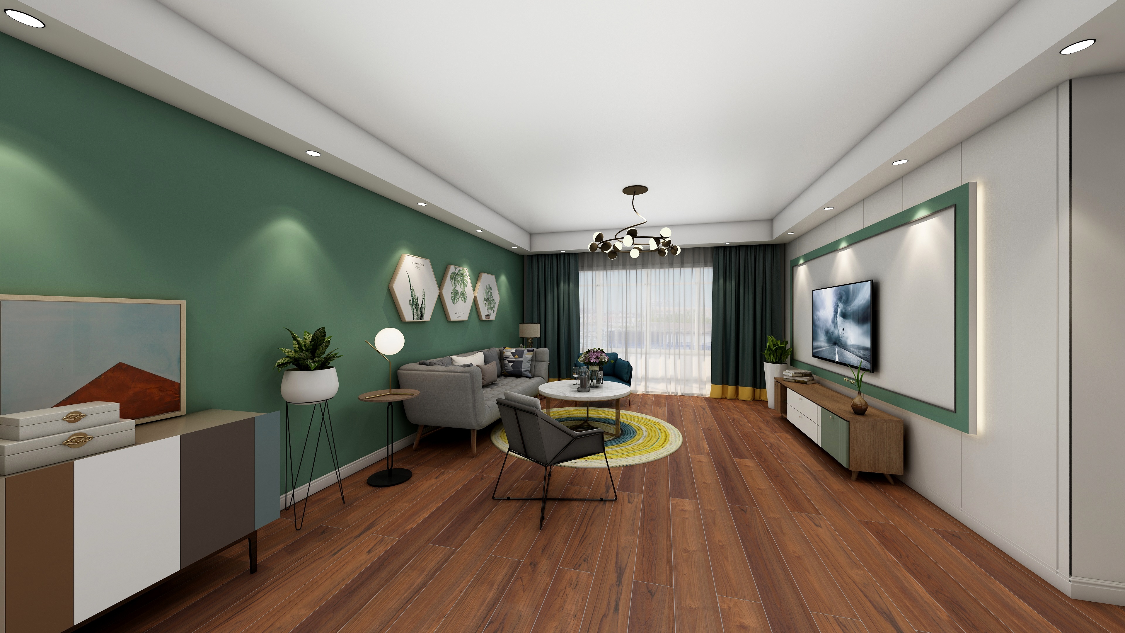 威雅澜庭-北欧家装-装修设计方案