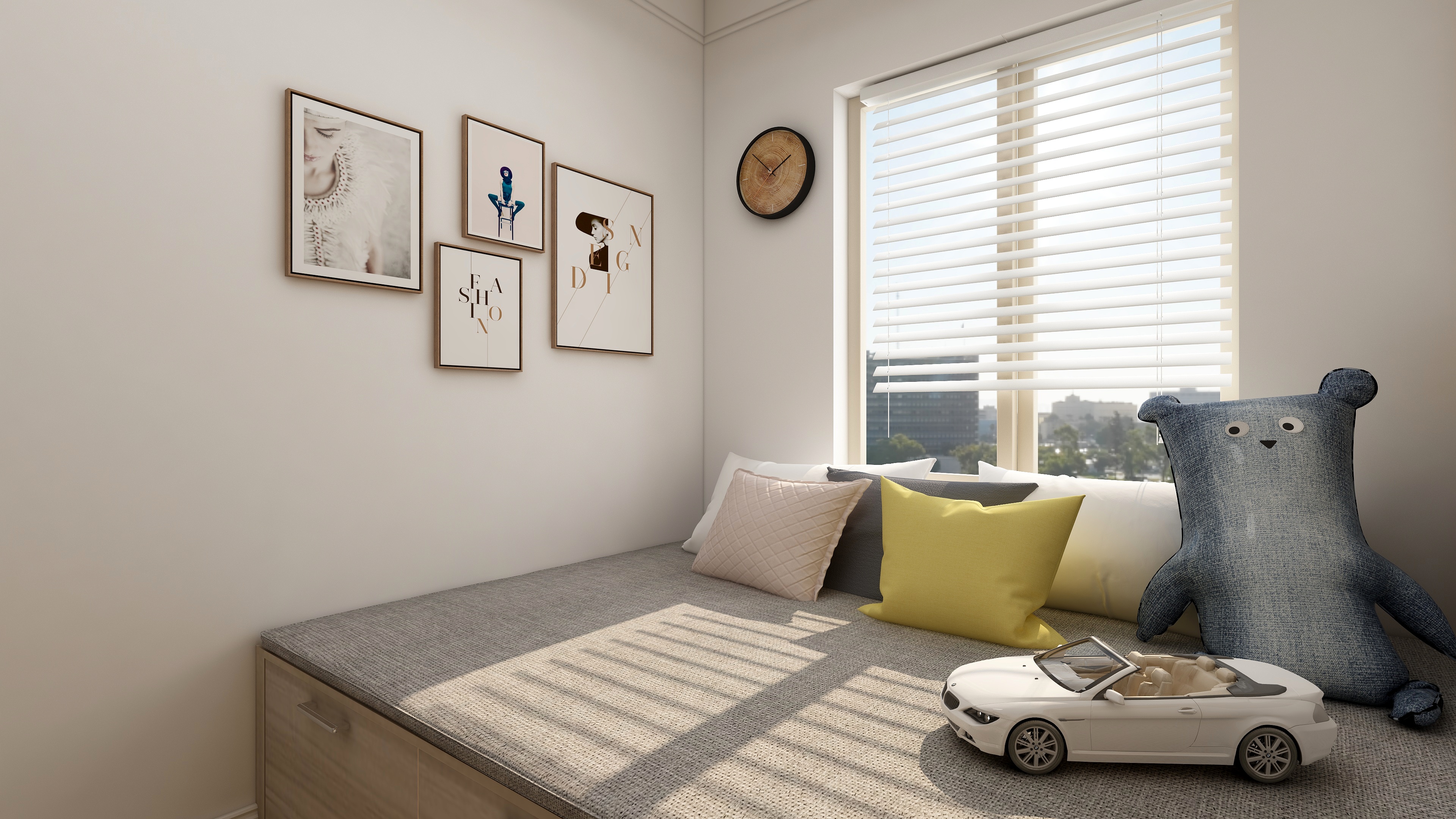 水木芸居设计-复古北欧《清歌》装修效果图