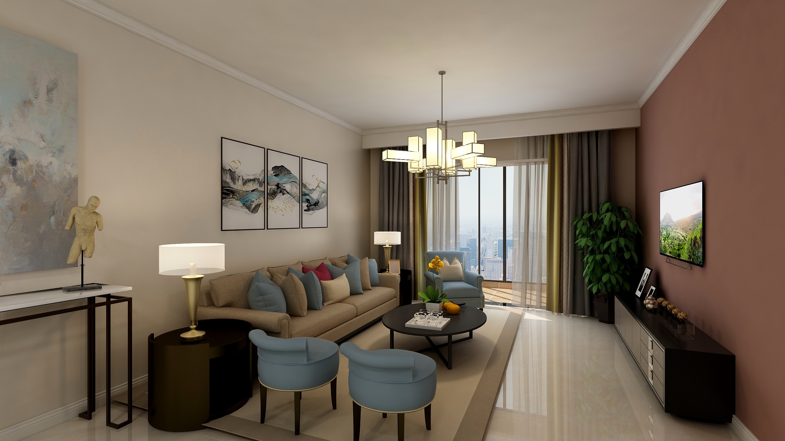 云南度沣设计-太平滇和家园24-1-401-潘总家父母房-装修设计方案