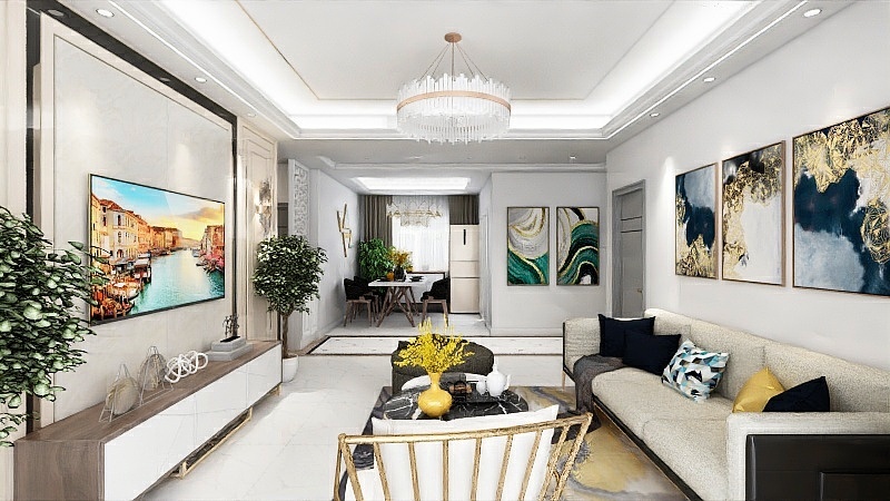 胶州迟菲菲MBCW-新块半岛城邦-装修设计方案