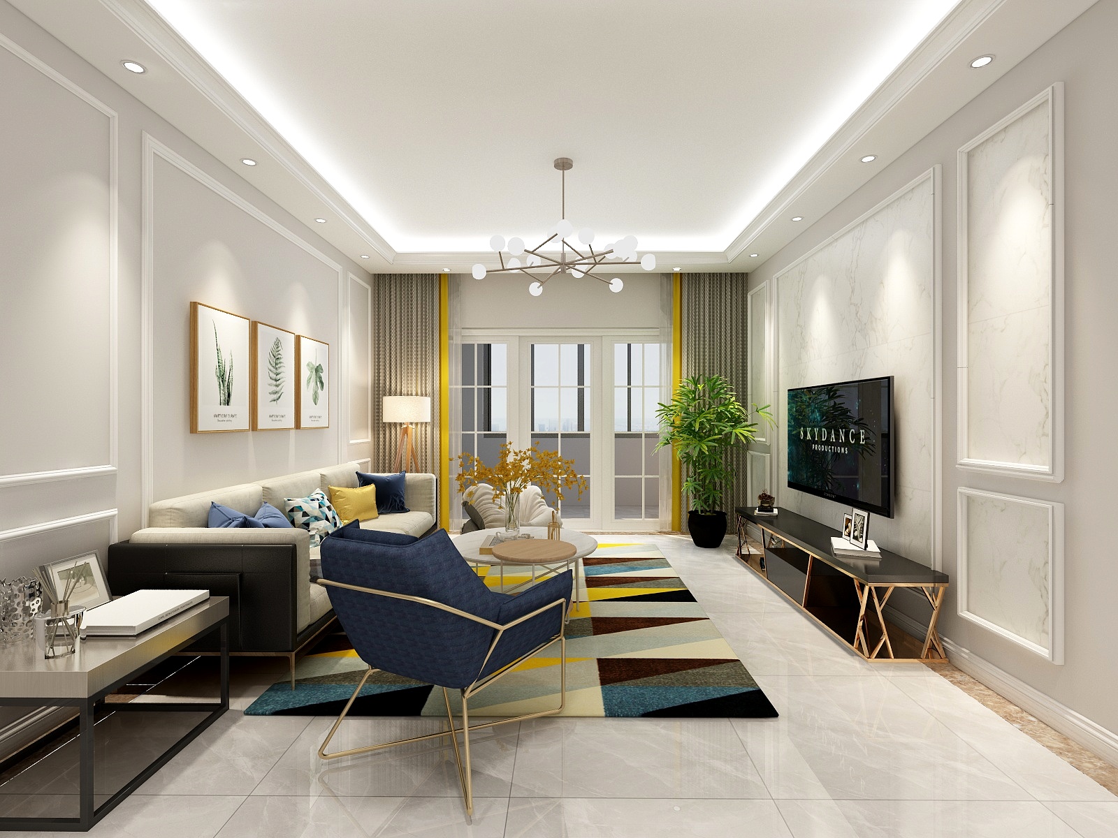 必兮相语Pcyn-双企龙城国际95.00㎡双企・龙城国际D14户型-装修设计方案