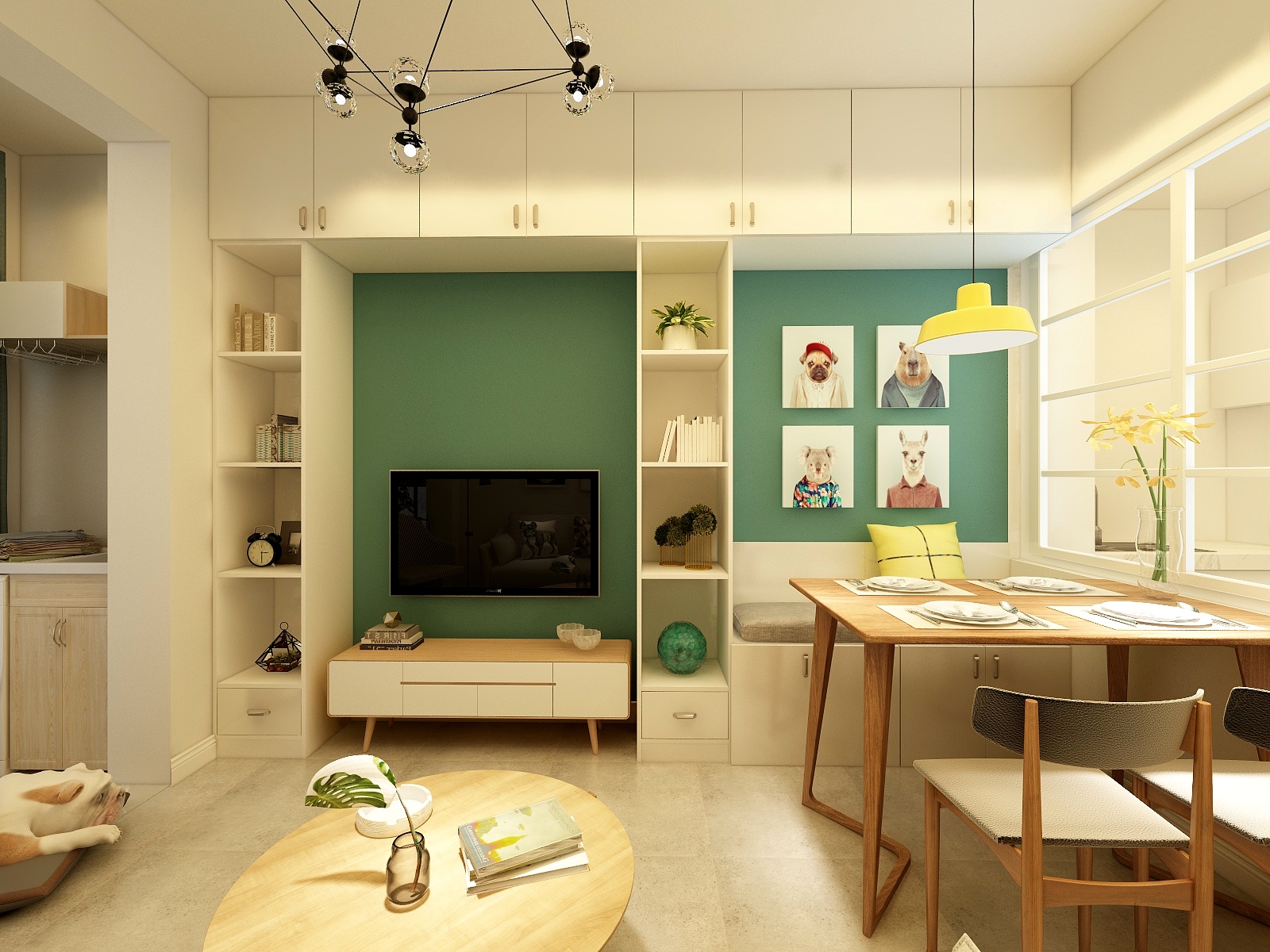 张荣-北欧套一装修设计方案-装修设计方案