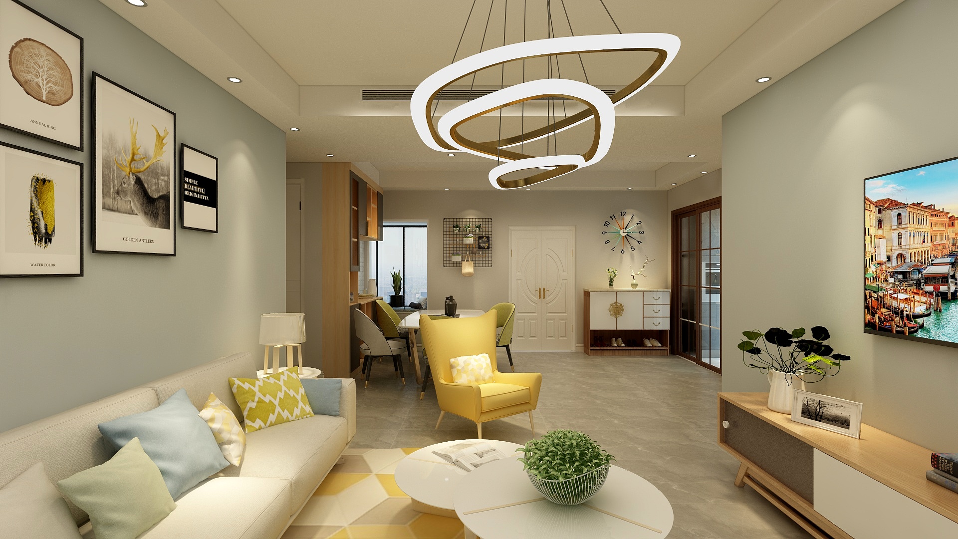 艾特设计-傅宅室内设计-1號-装修设计方案