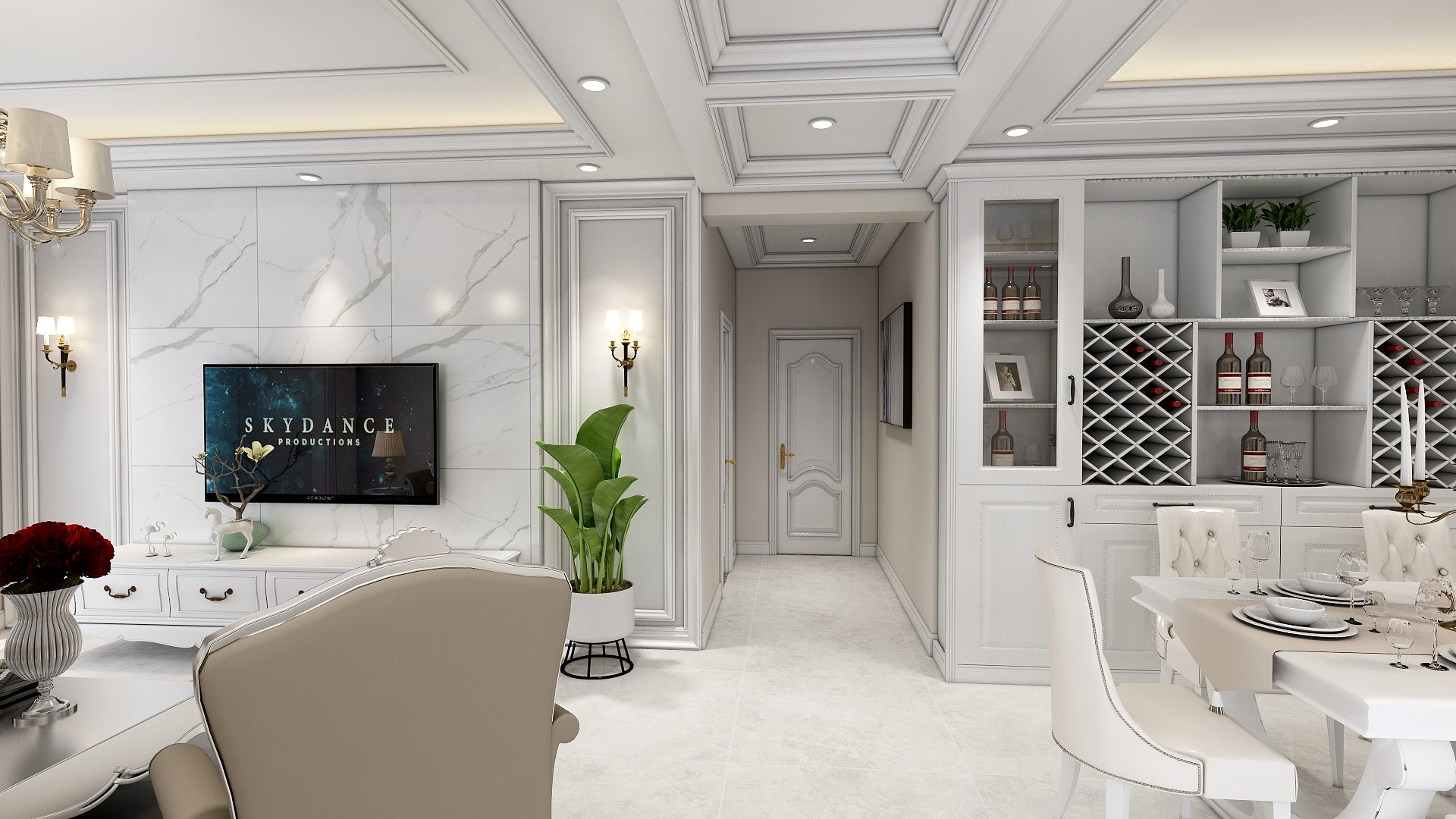 欧尚家装饰设计-海伦国际里约区-装修设计方案