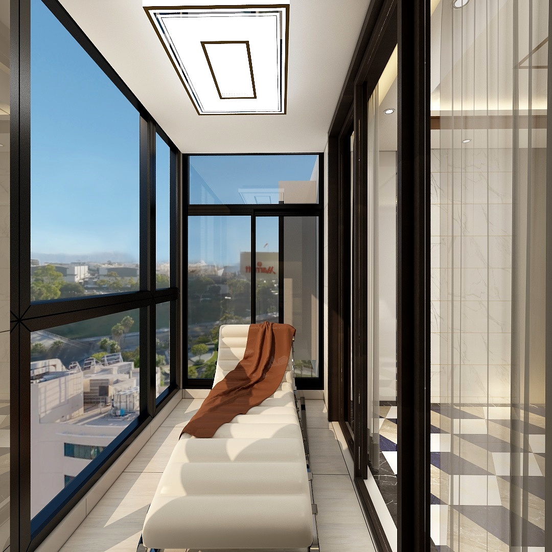 廸偉-80㎡后现代两居装修效果图