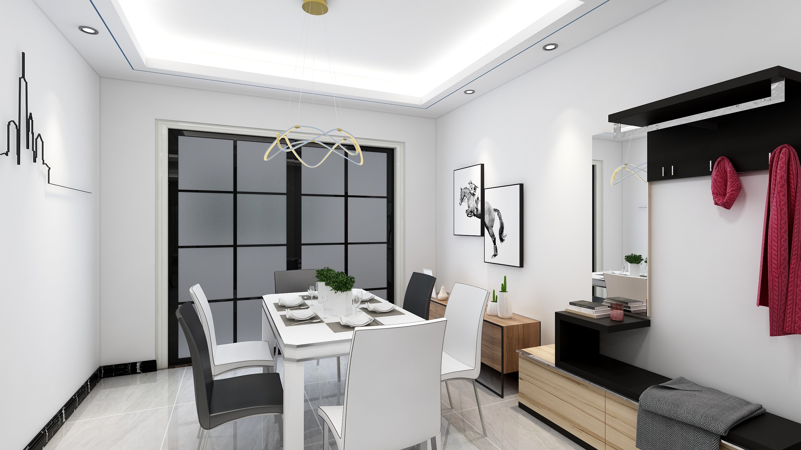 鹏鹏_-郑开森林半岛11期127.53㎡G户型3室3厅2卫1厨-装修设计方案