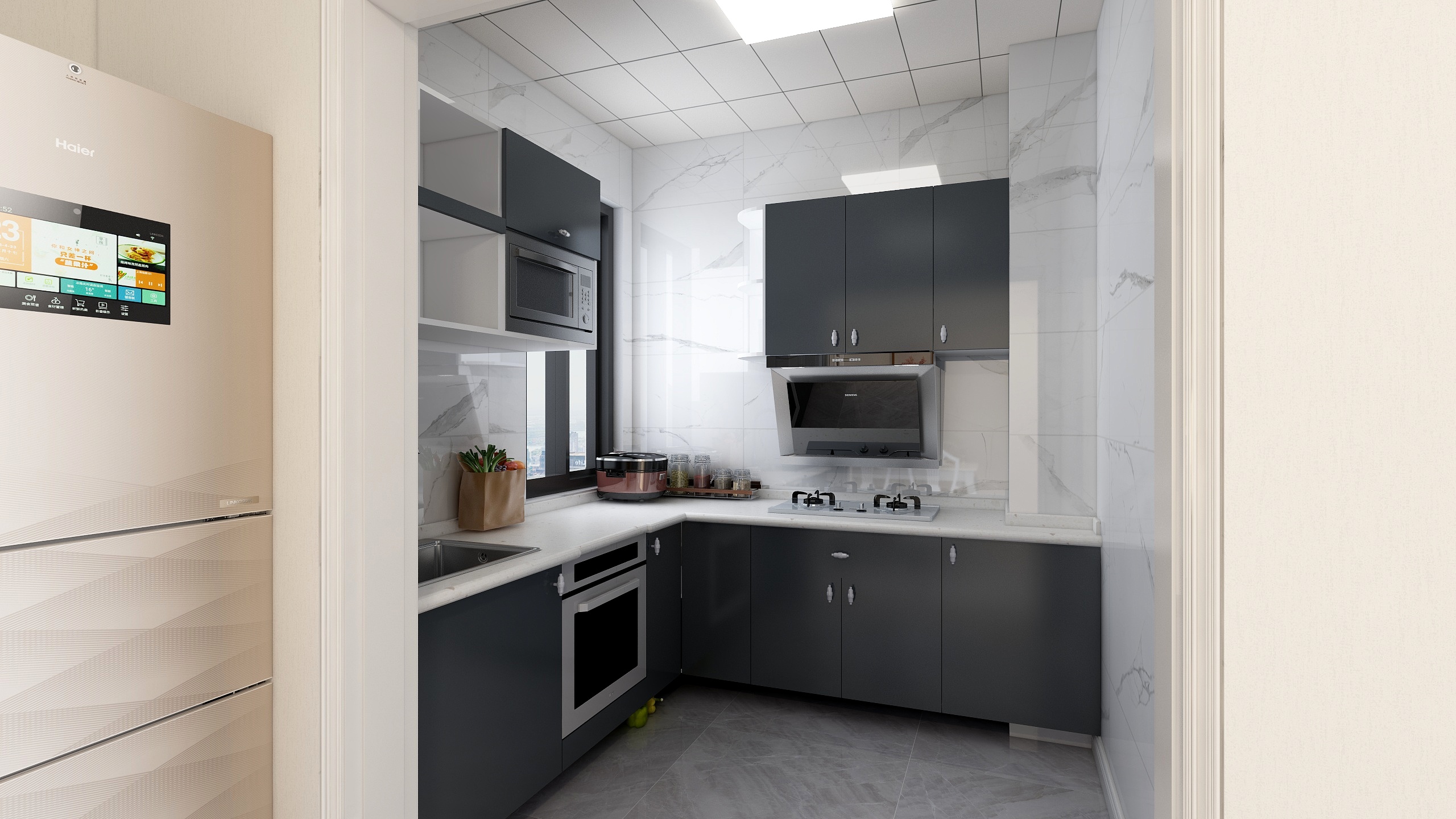 DesignerLLH-金色家园6号楼1单元602-装修设计方案