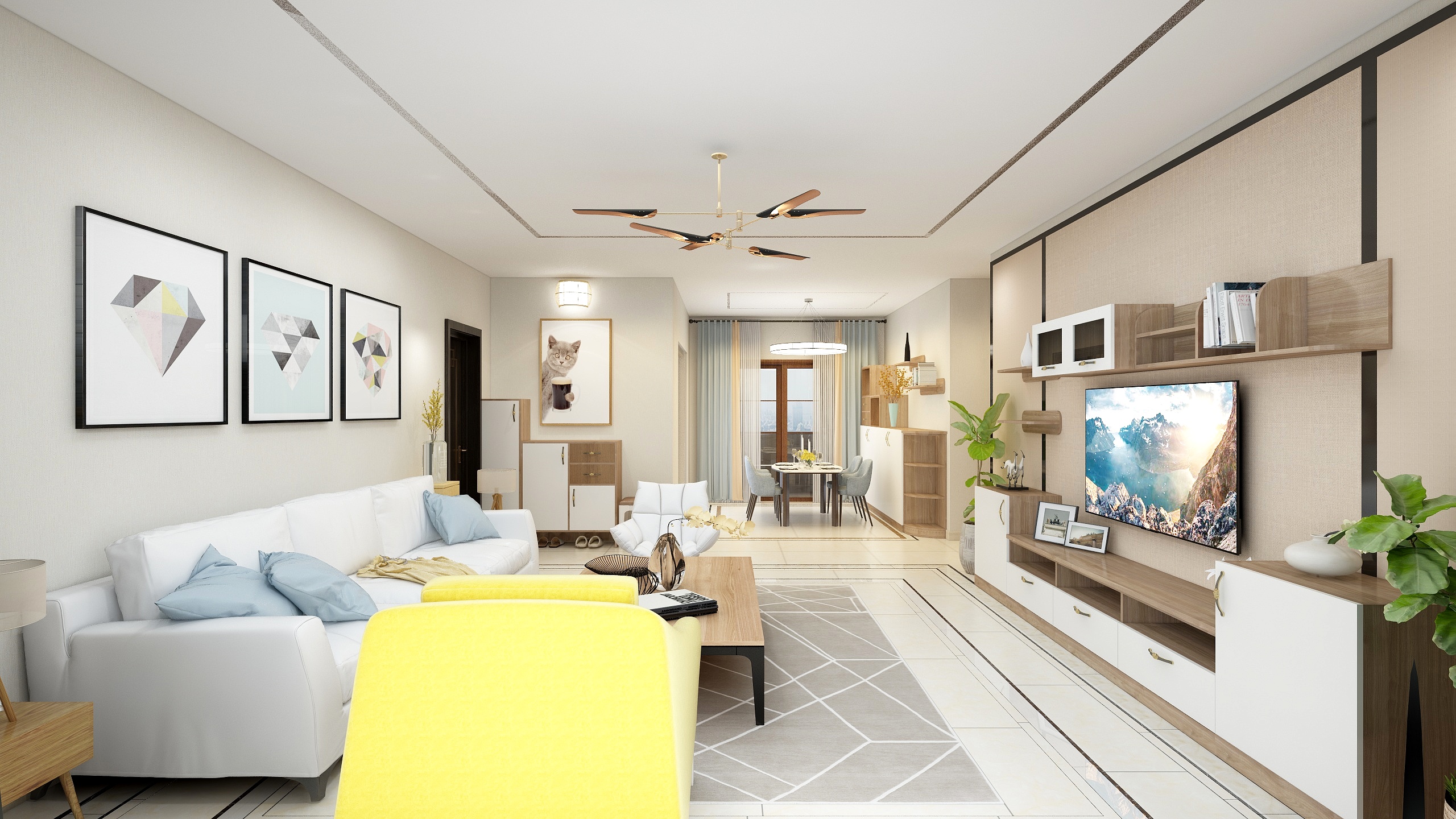 134****8619RIDO-碧桂园滨江壹号145.00㎡8、9幢北欧-装修设计方案