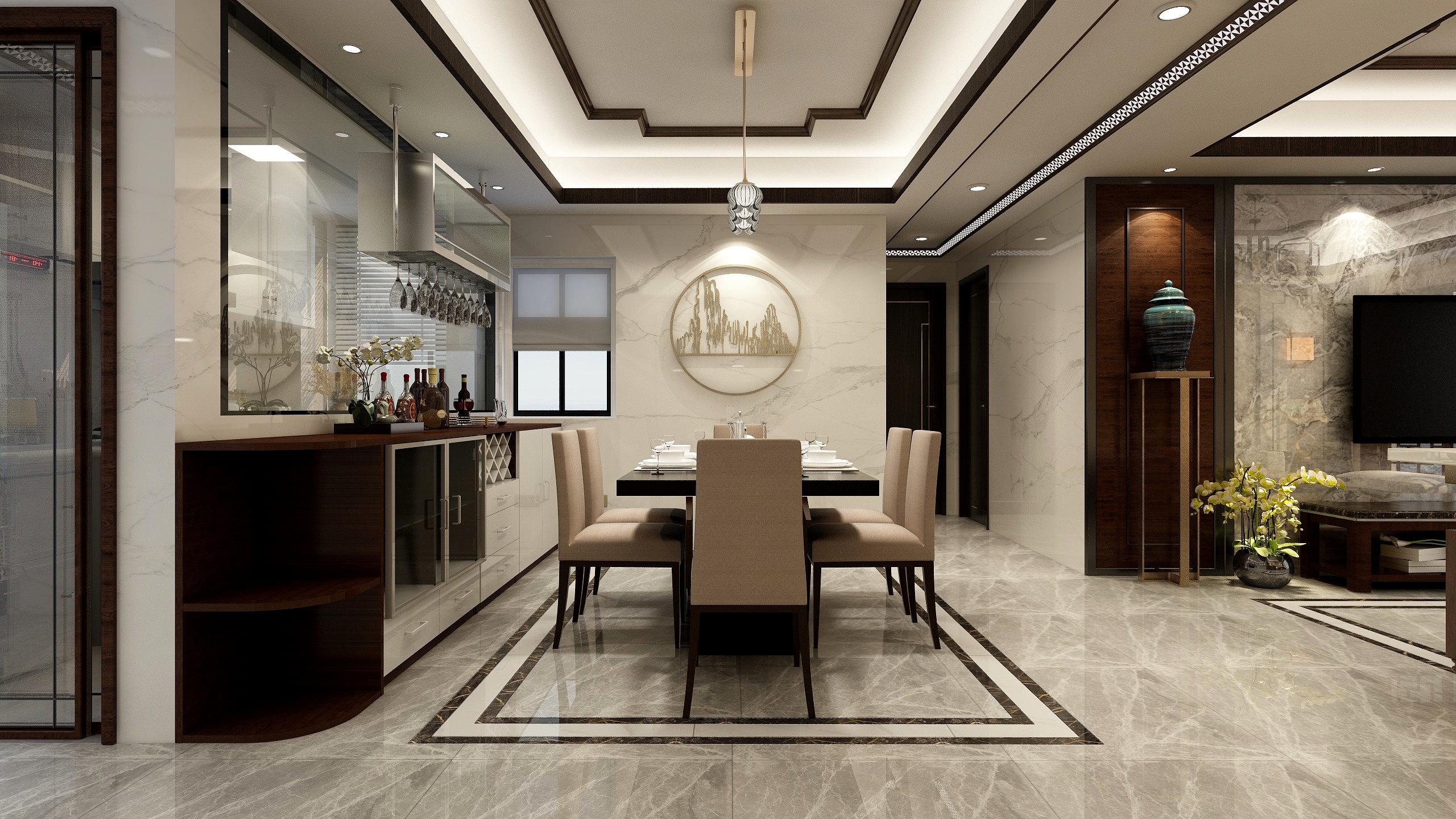 HK设计-129方新中式三居-悦口小区3-12（展示作品）-装修设计方案