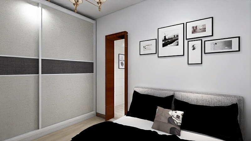 182****0898aiJa-两房一厅一橱一卫一阳台-装修设计方案