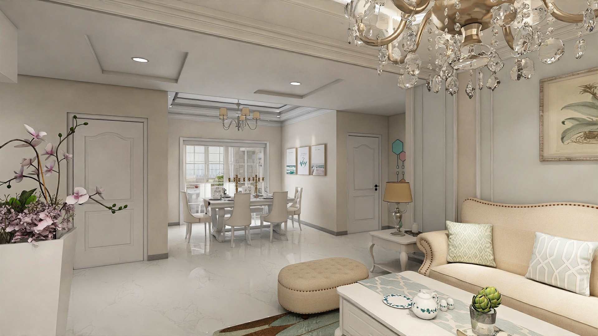 LuckyBoyVJqg-瑞马名门117.00㎡15#洛特户型3室2厅1卫1厨-装修设计方案