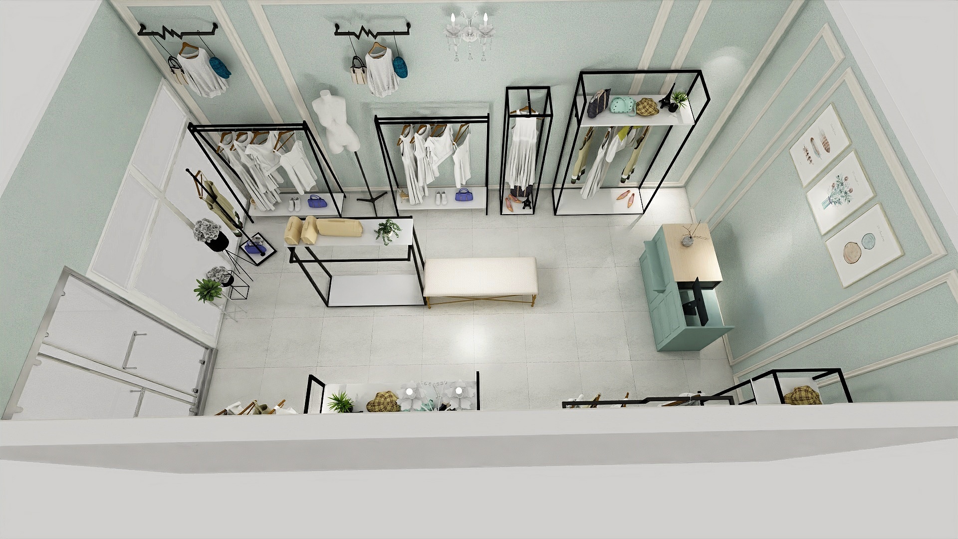 毅鑫金色小店-未命名户型图-装修设计方案