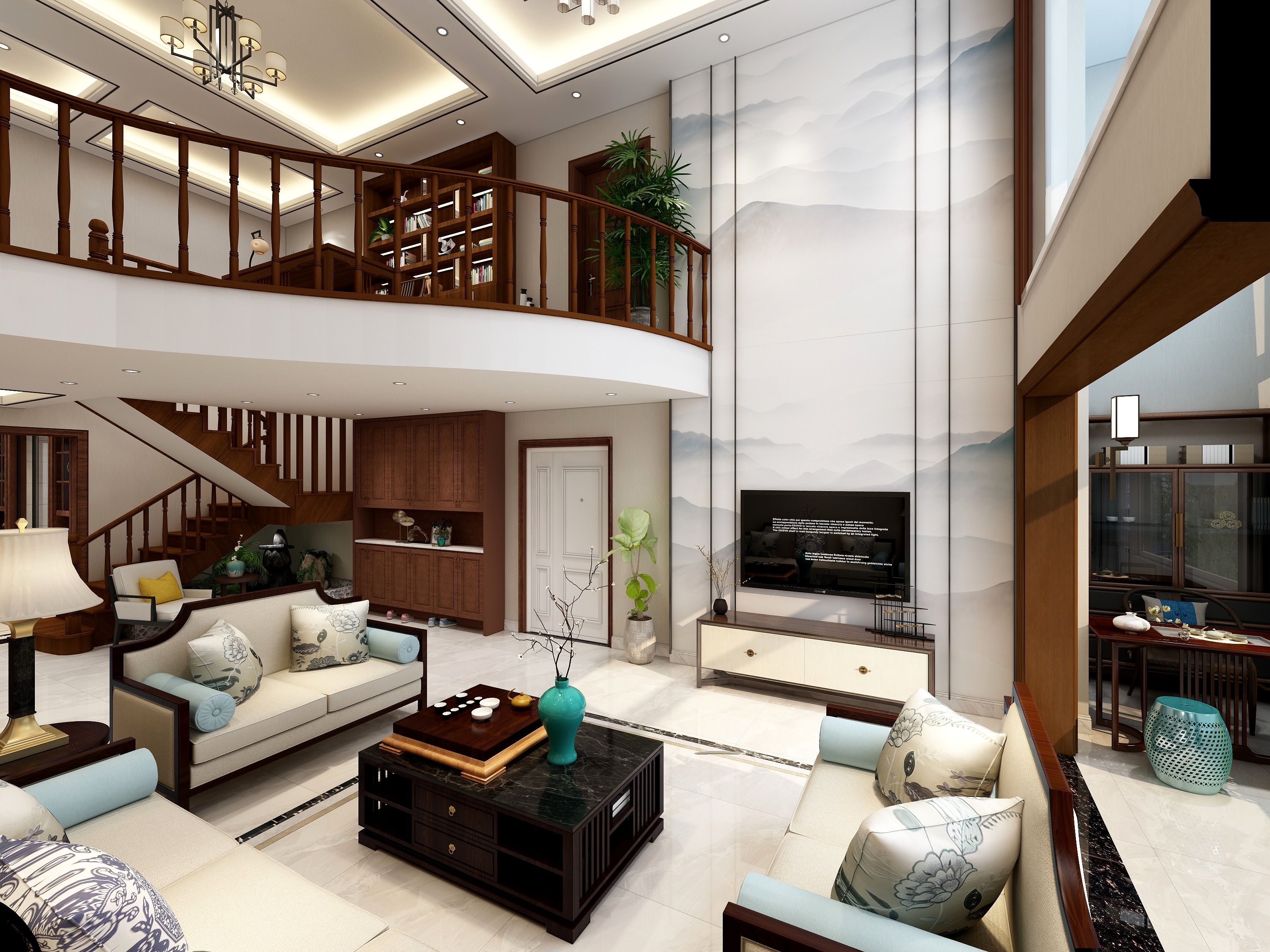 北纬30度室内设计-二小区复式楼-新中-副本-装修设计方案