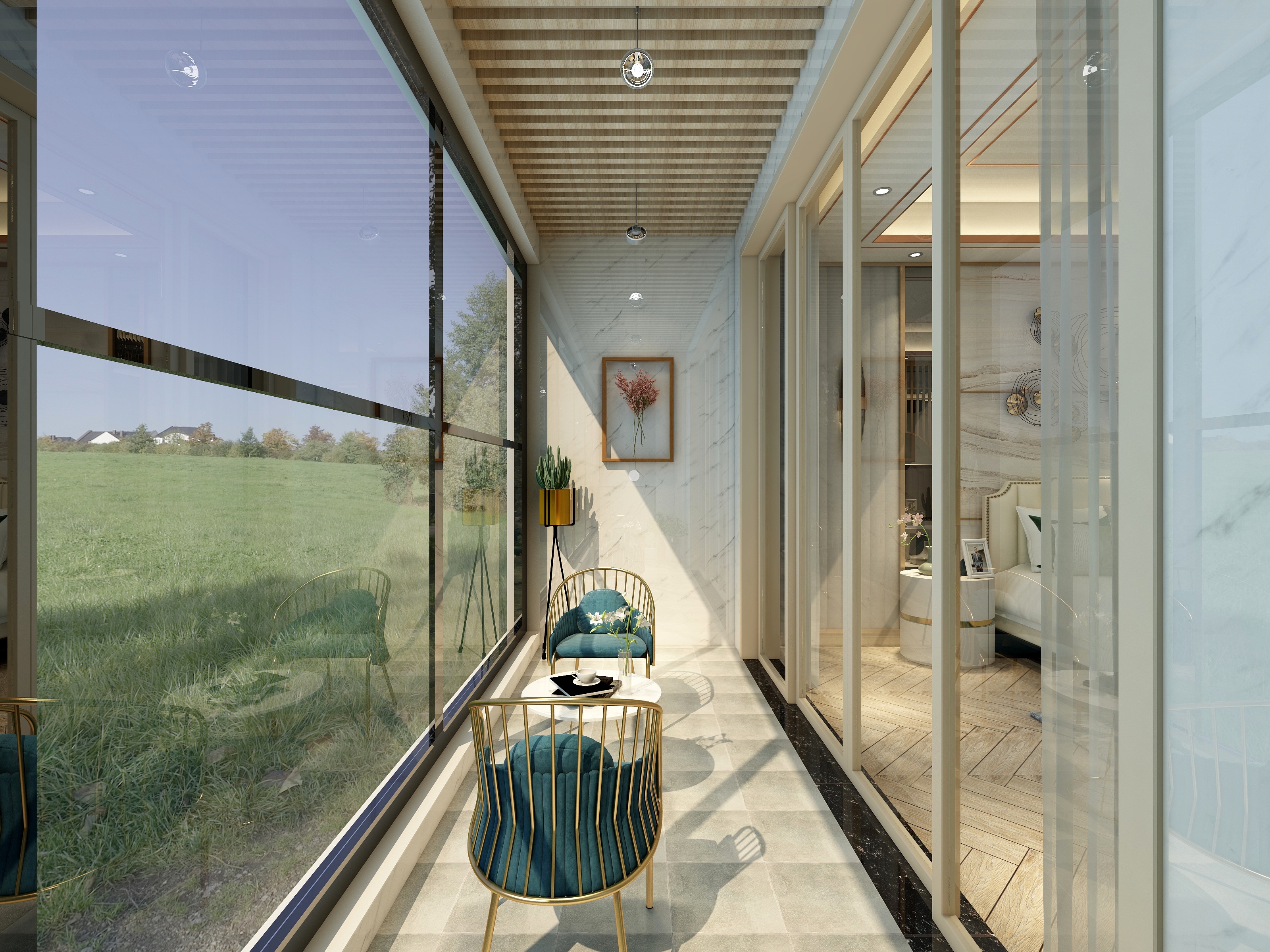 李立猛-184㎡现代轻奢复式四居装修效果图