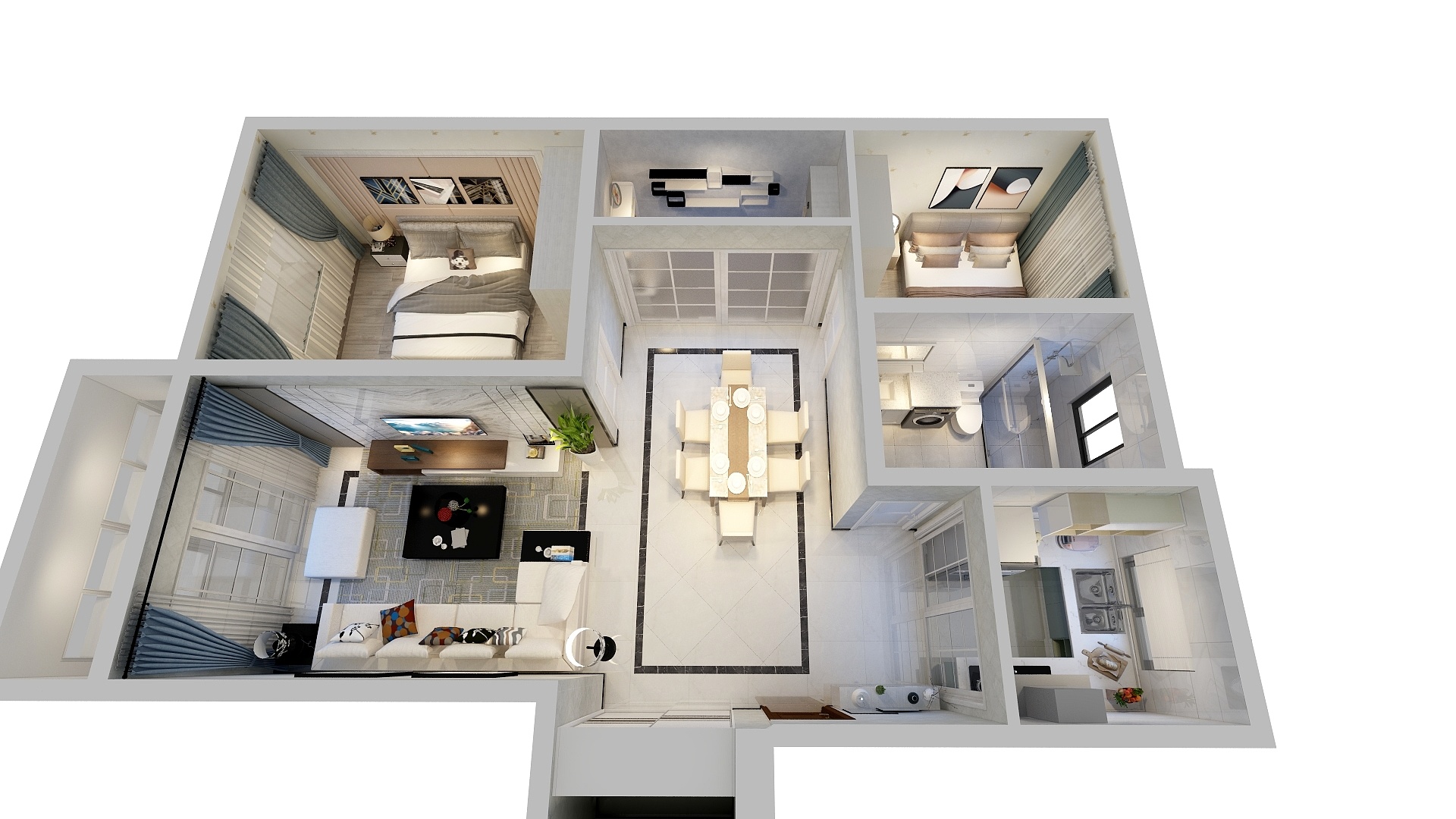 逸成空间设计机构-彩臣三村10-302-装修设计方案