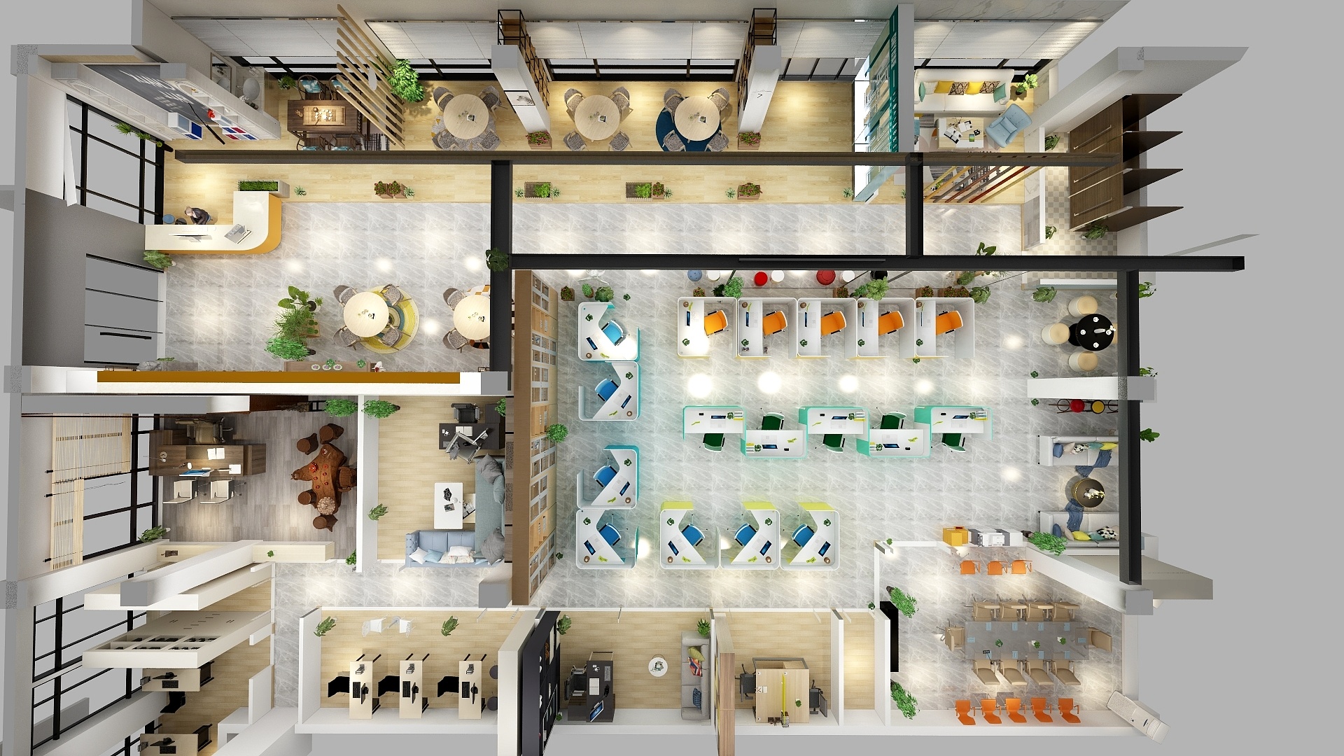 无心设计师-办公室办公空间-装修设计方案