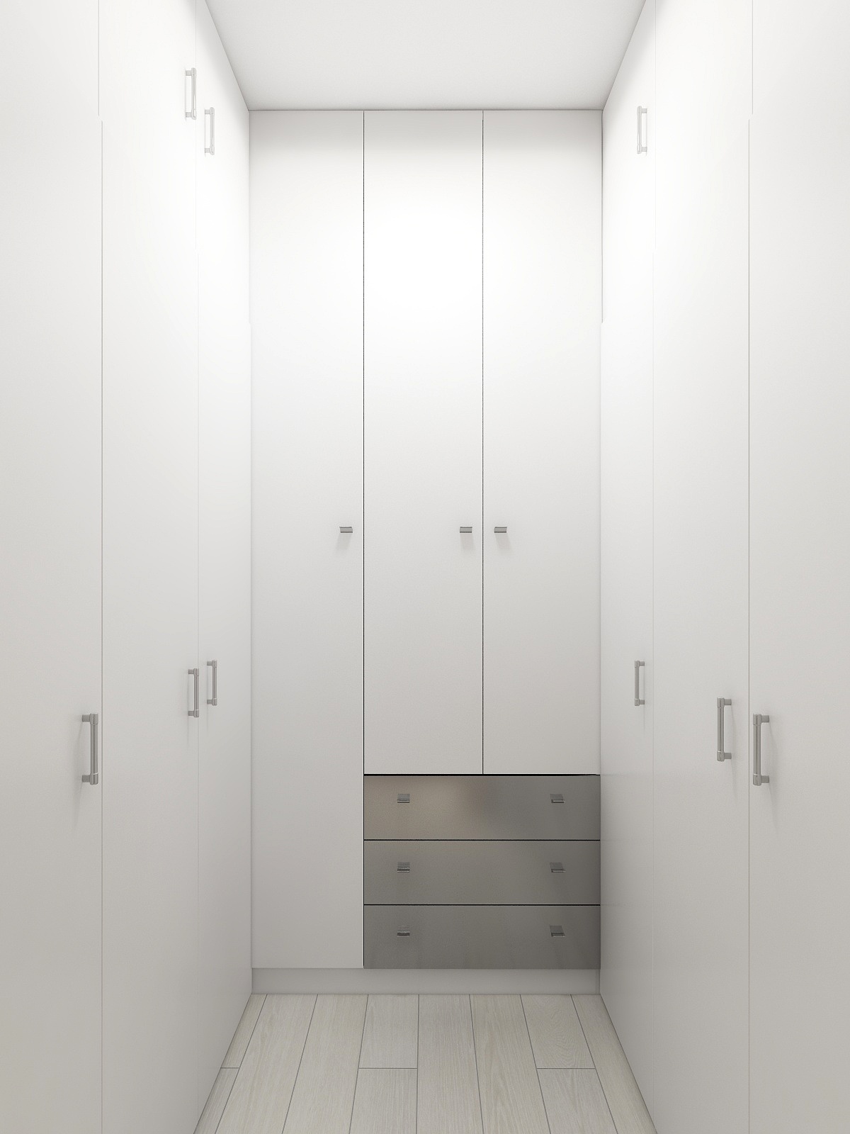 李青越-123方北欧两居一层衣帽间装修效果图第2张