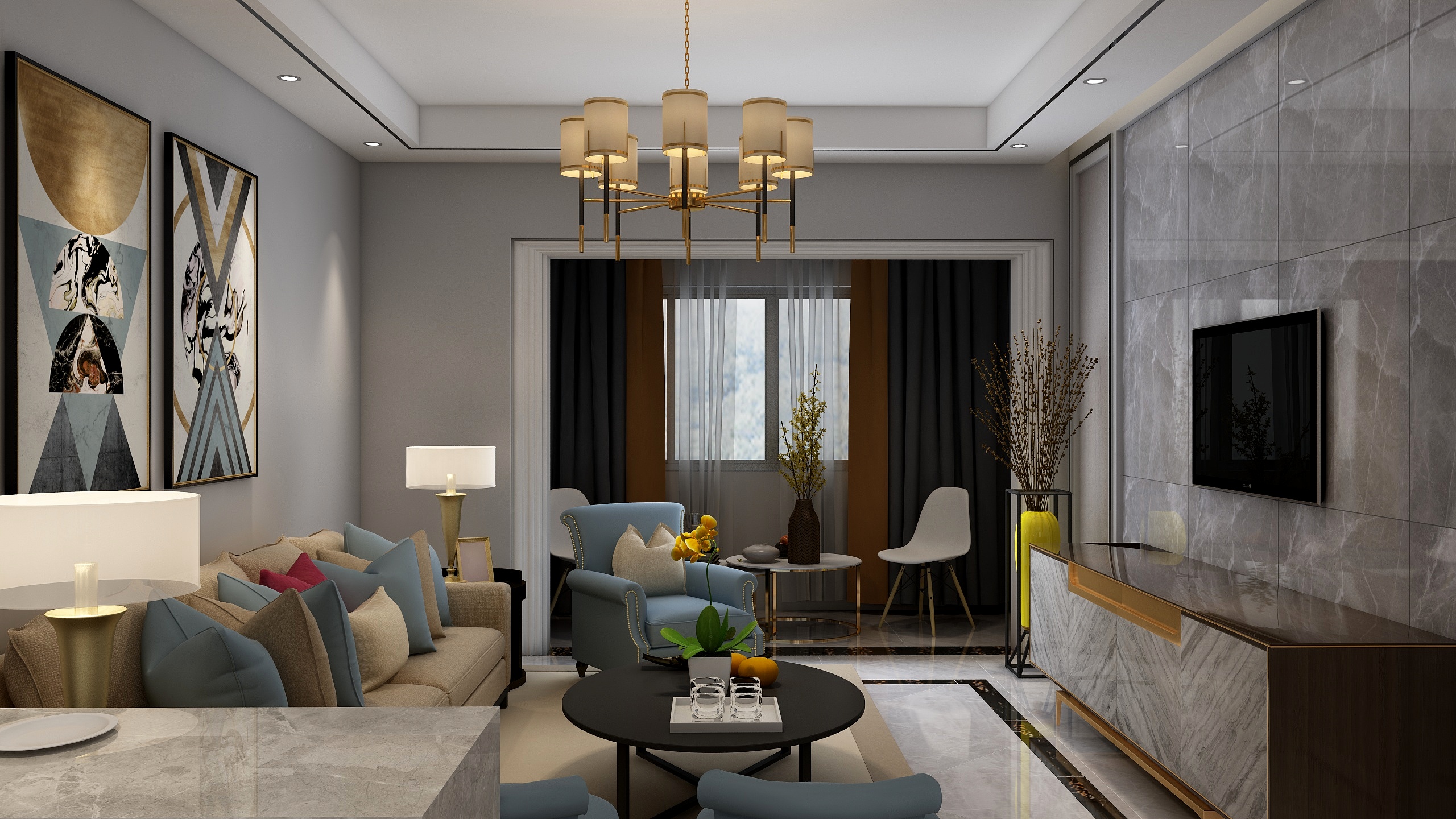 刘建鹏-鼎极大院-装修设计方案