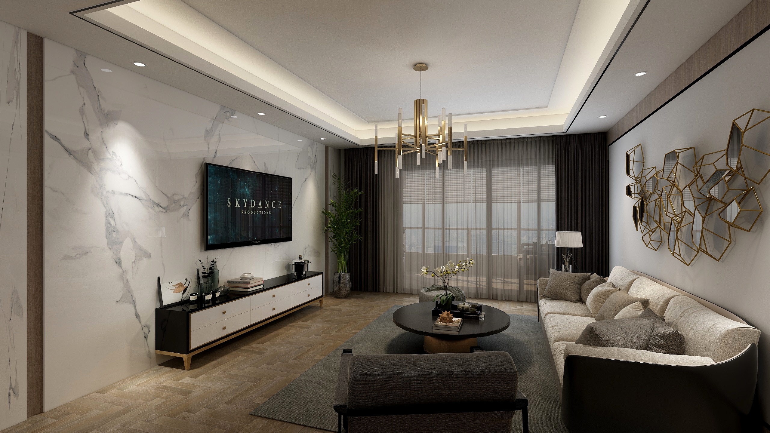 星艺装饰易凯-王府花园16栋1单元3-11 (-装修设计方案